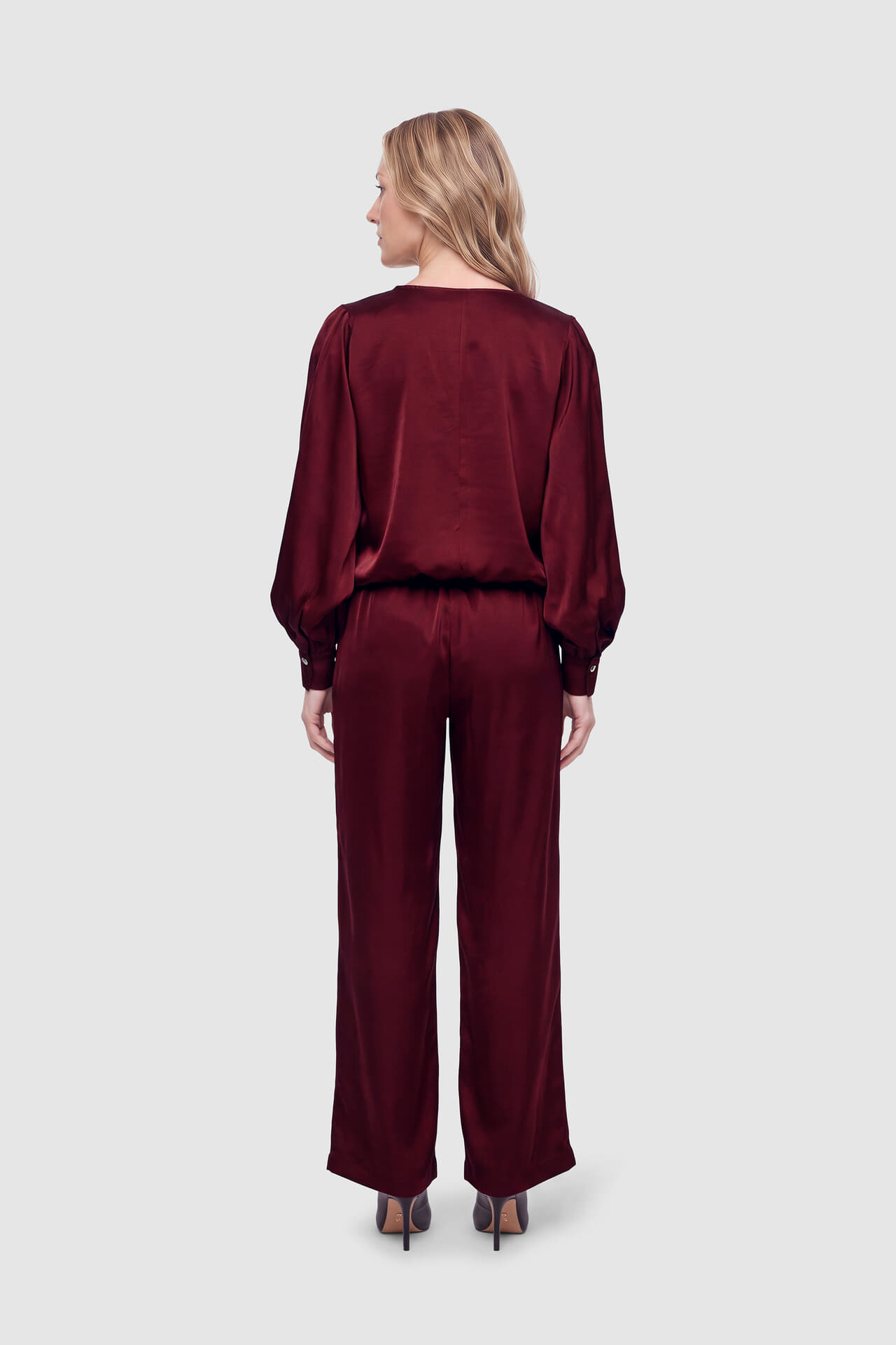 Tooday Broek Aya Bordeaux Rood dames