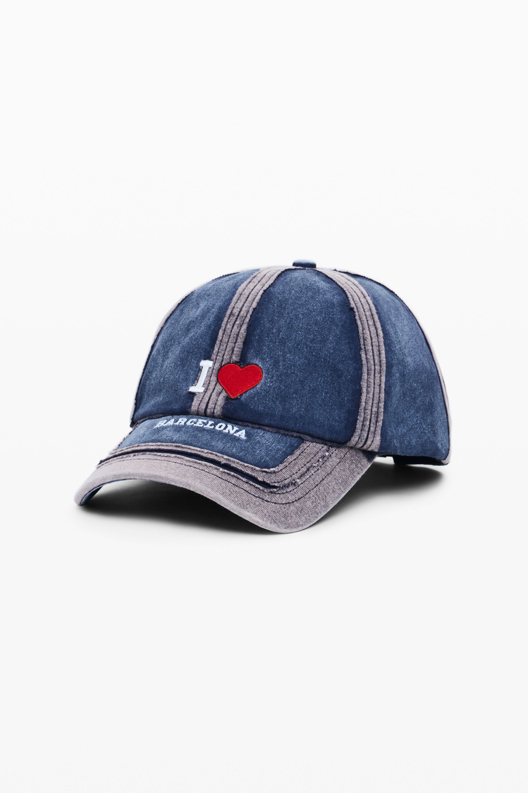 Desigual Geborduurde pet “I love Barcelona” Botter