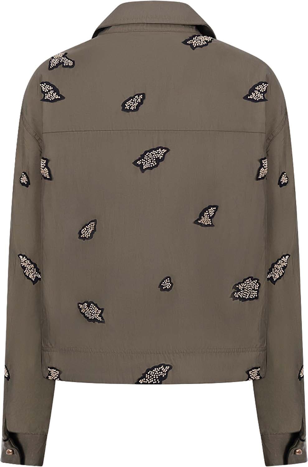 Nukus Blouse Andora Beads Groen dames