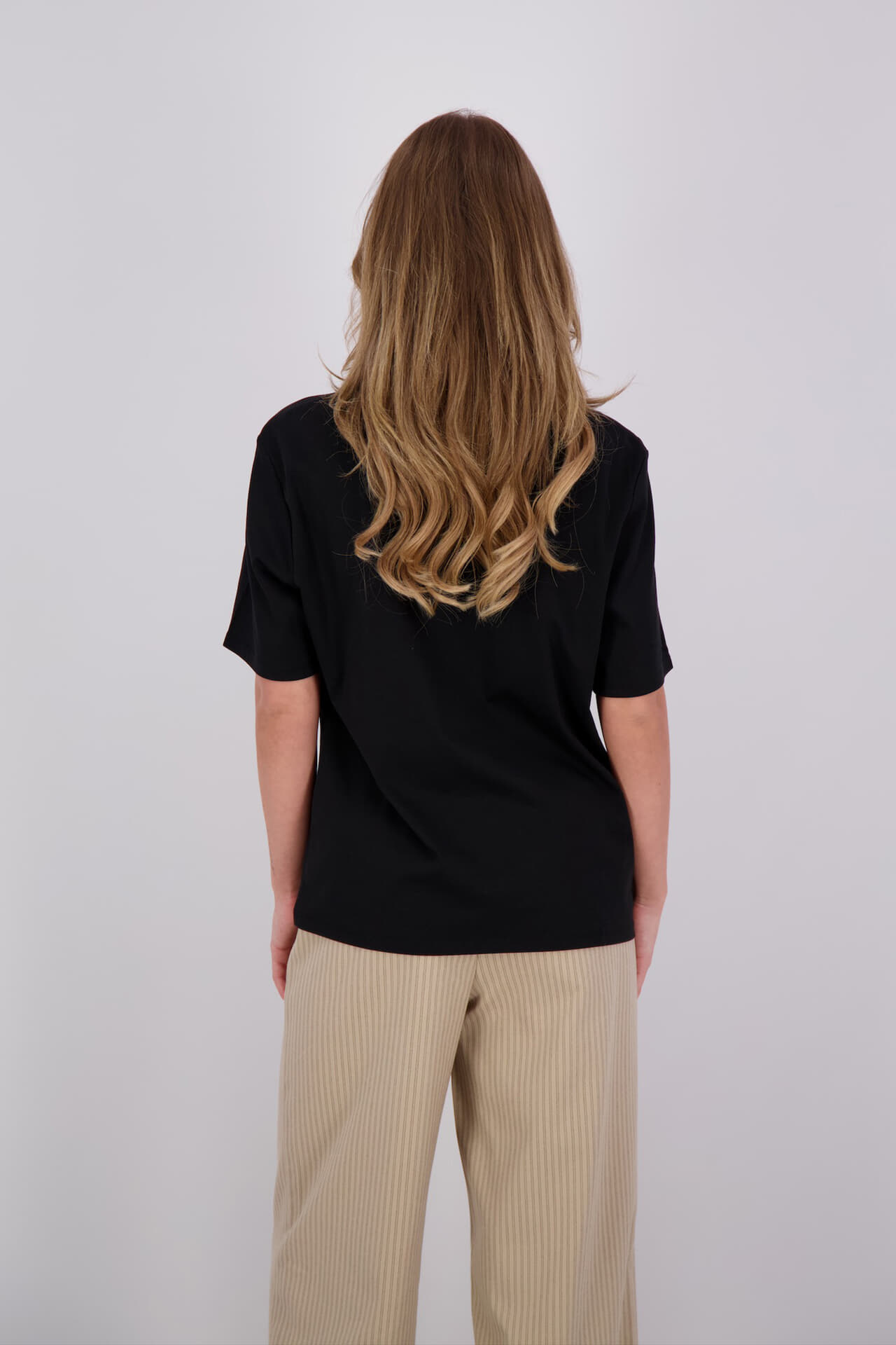 MSCH Copenhagen T-Shirt Melea Icon Zwart dames