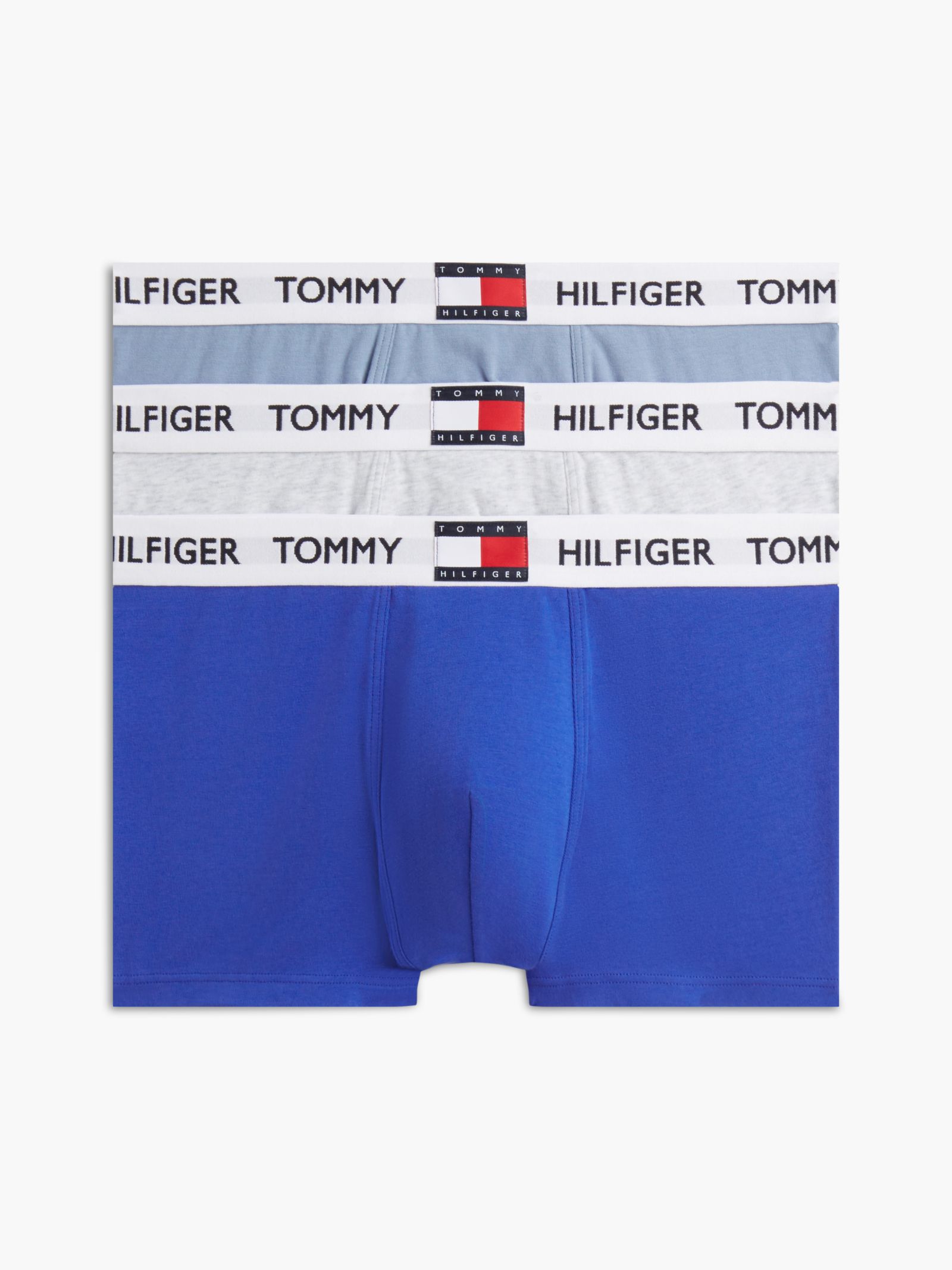 Tommy Hilfiger Set van 3 boxershorts met Heritage logotaille in multicolor
