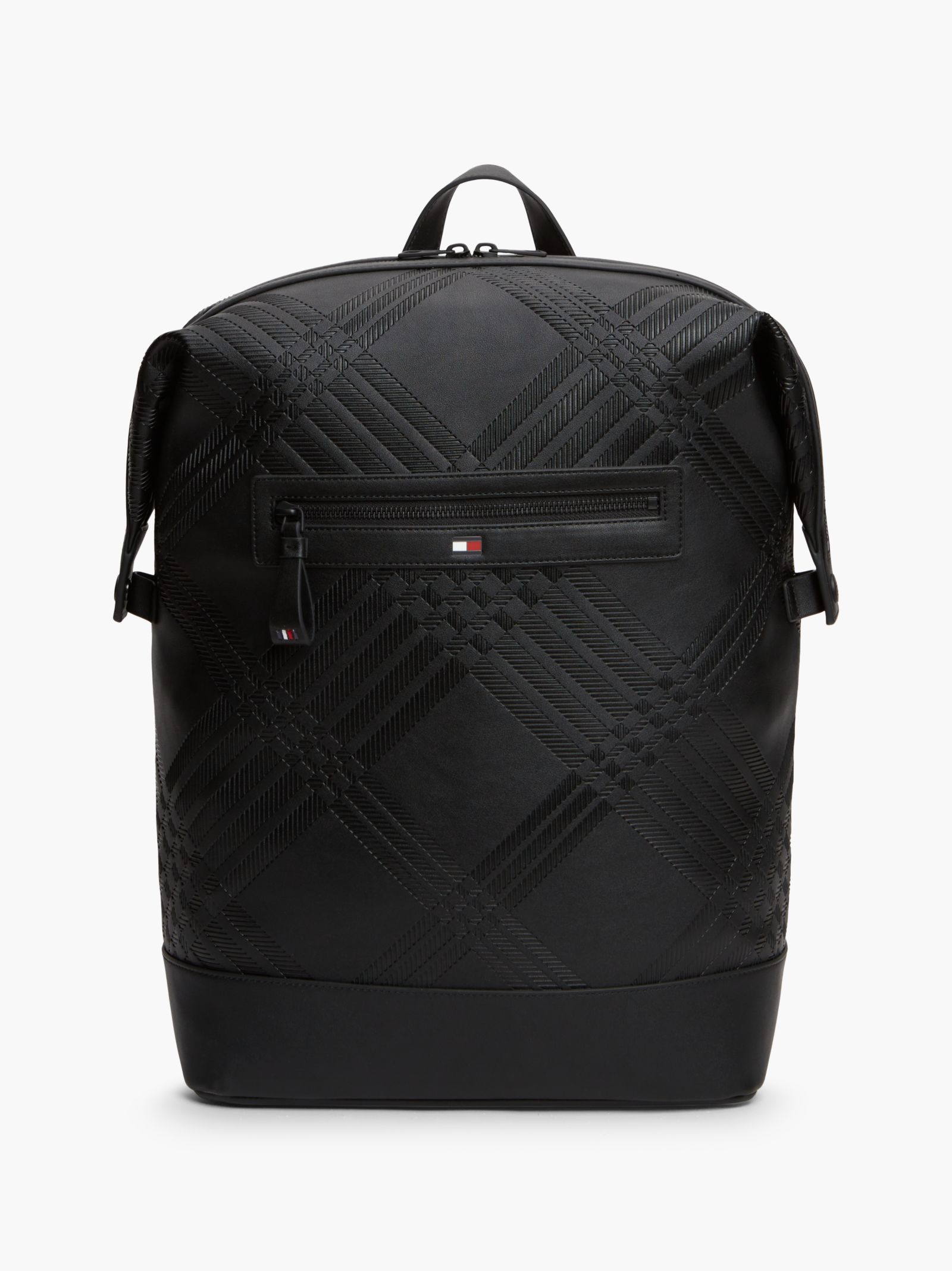 Tommy Hilfiger Getextureerde rugzak met vlagruit