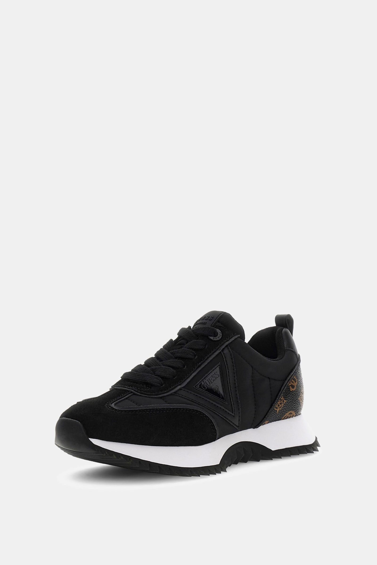 Guess Bail Suède Hardloopschoenen in zwart