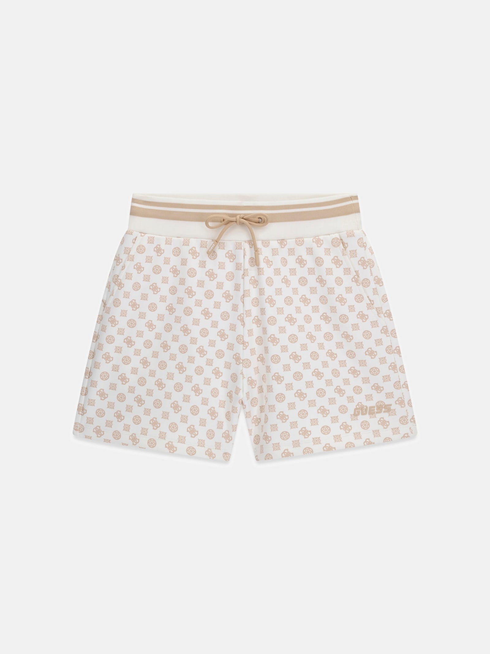 Guess Sportieve Scuba Short Met Logo in wit