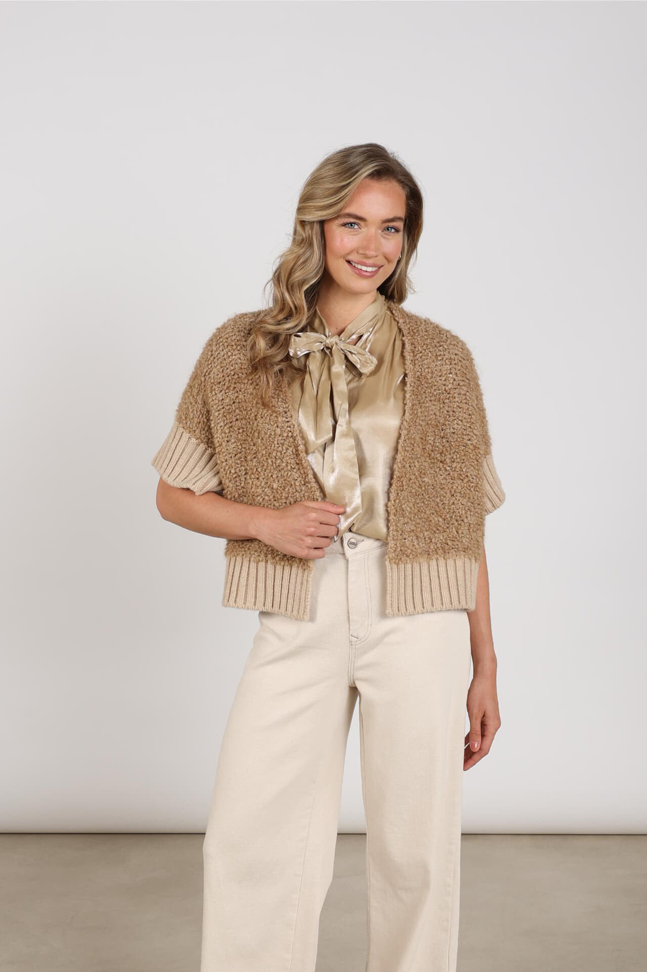 Nukus Vest Bell Bruin dames