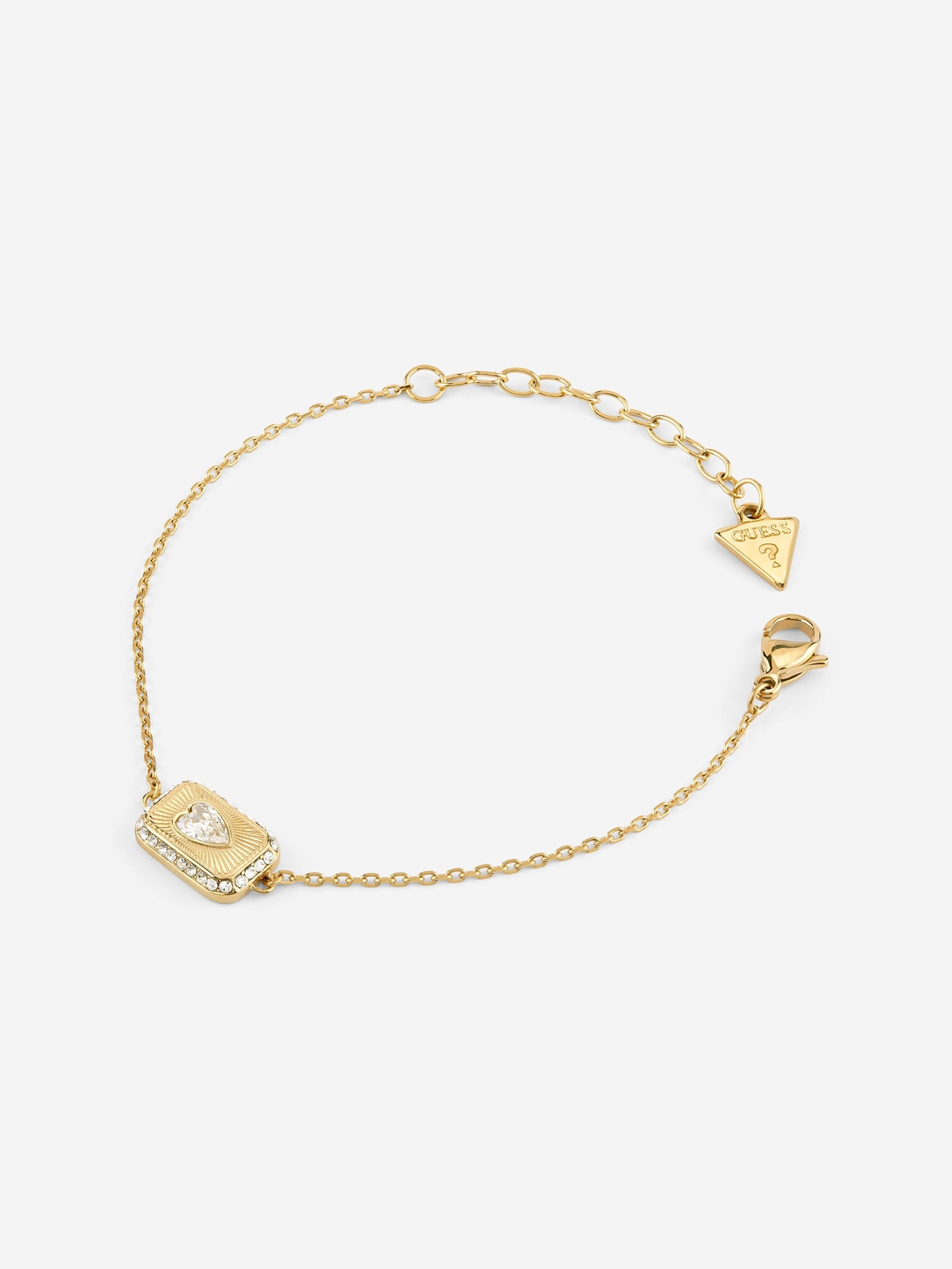 Guess Crystal Love-Armband in goud