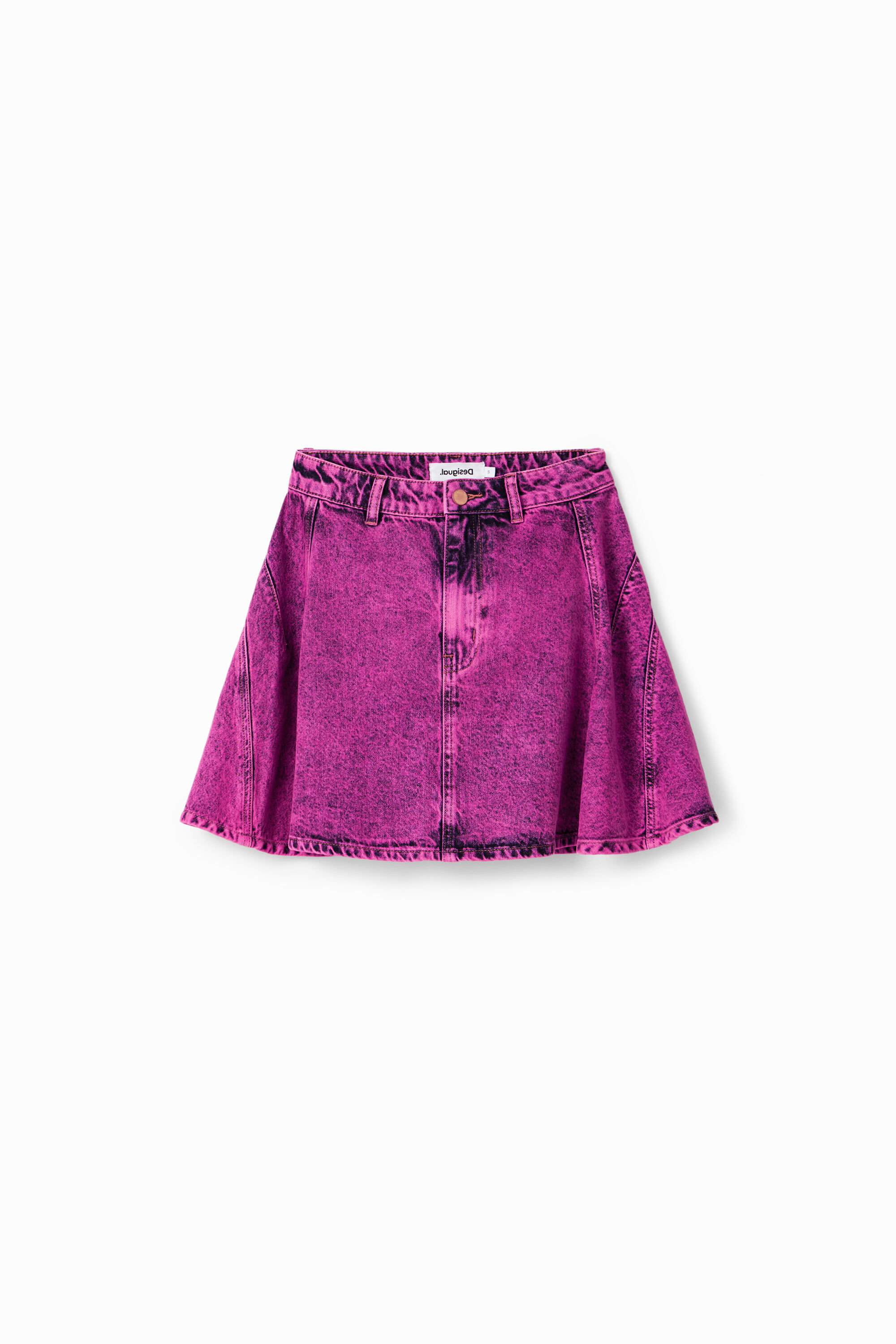 Desigual Maitrepierre acid-wash skater mini skirt