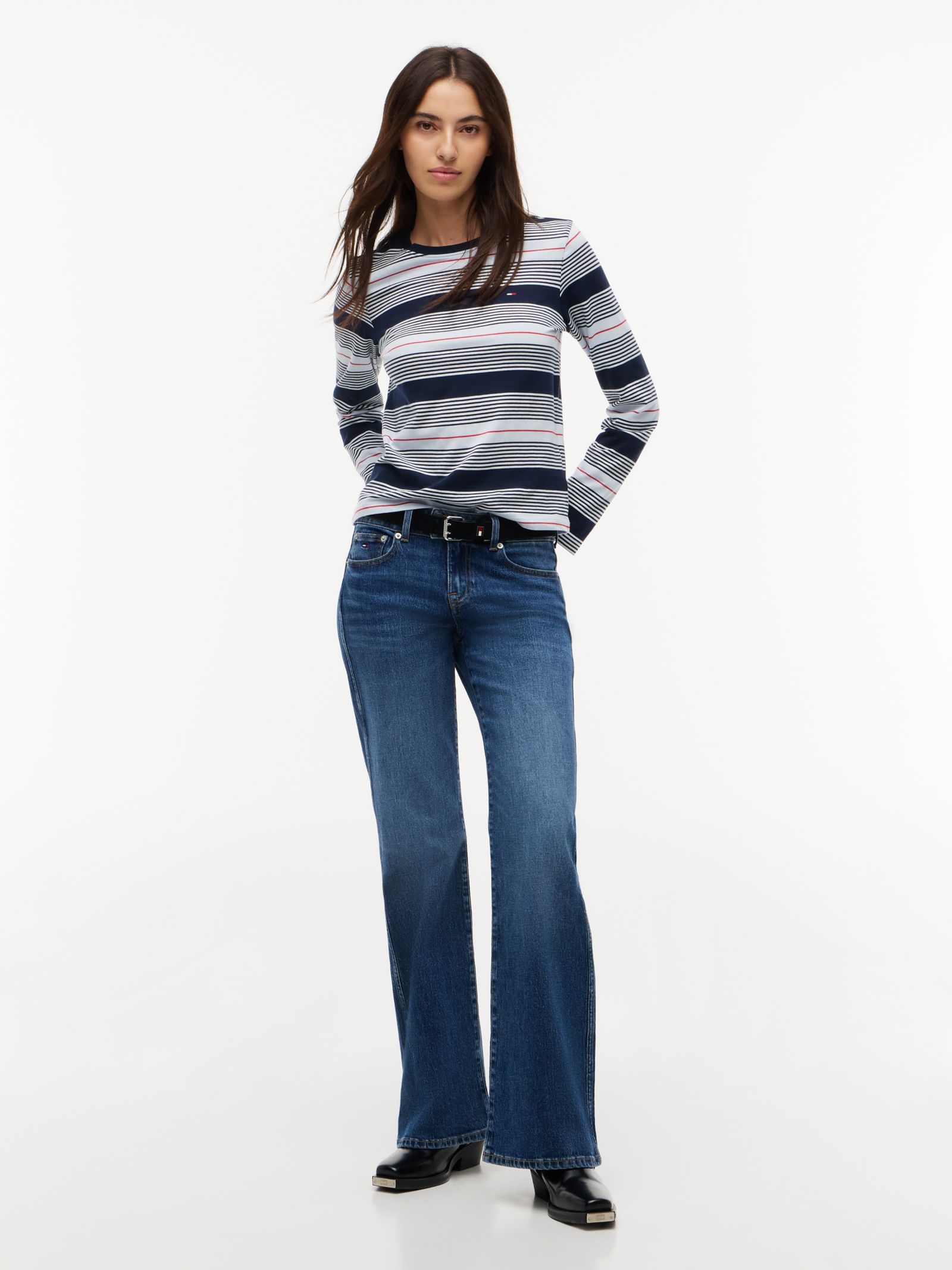 Tommy Jeans Sia Low Rise Bootcut Jeans met Fading