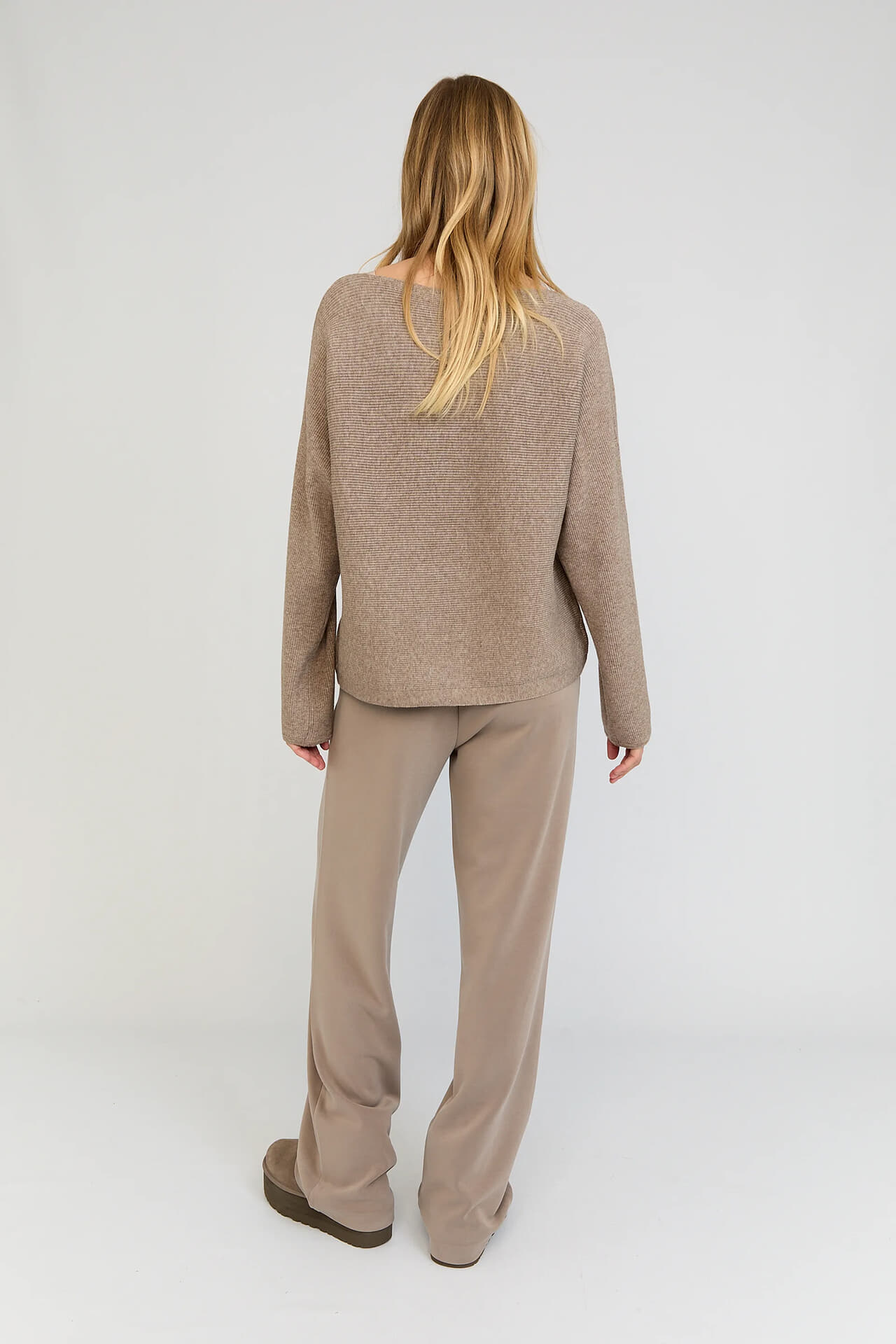 Moscow Trui Leya Taupe dames