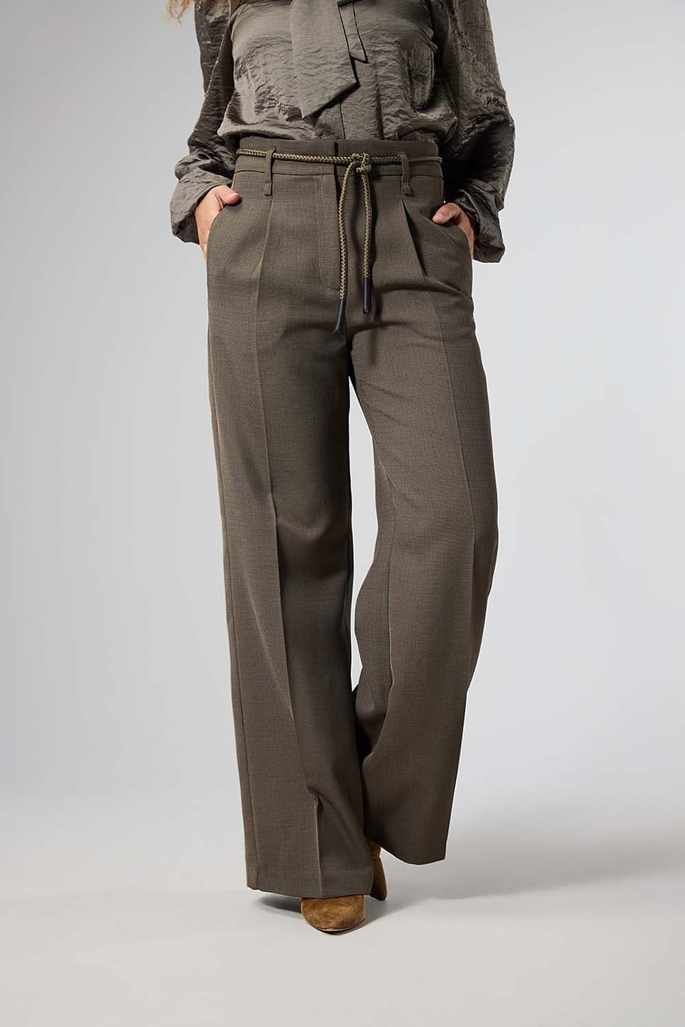 Label Dot Broek Rosan Groen dames
