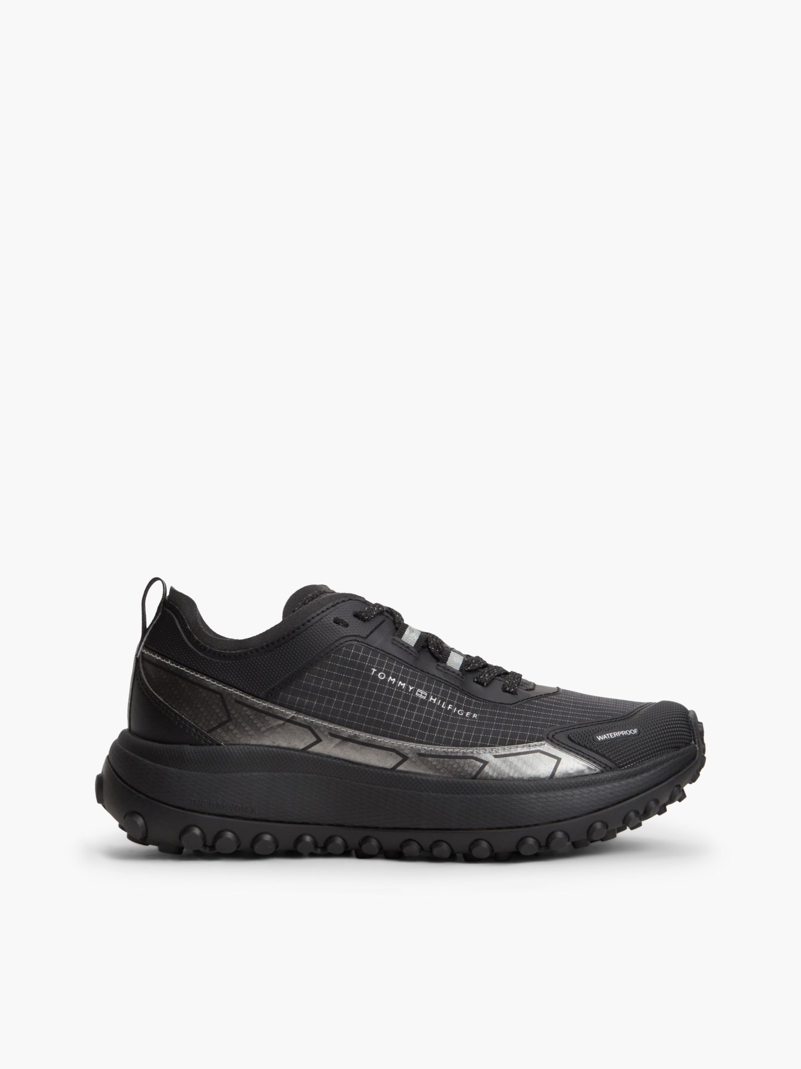 Tommy Hilfiger The Canyon Waterdichte Reflecterende Sneaker in zwart