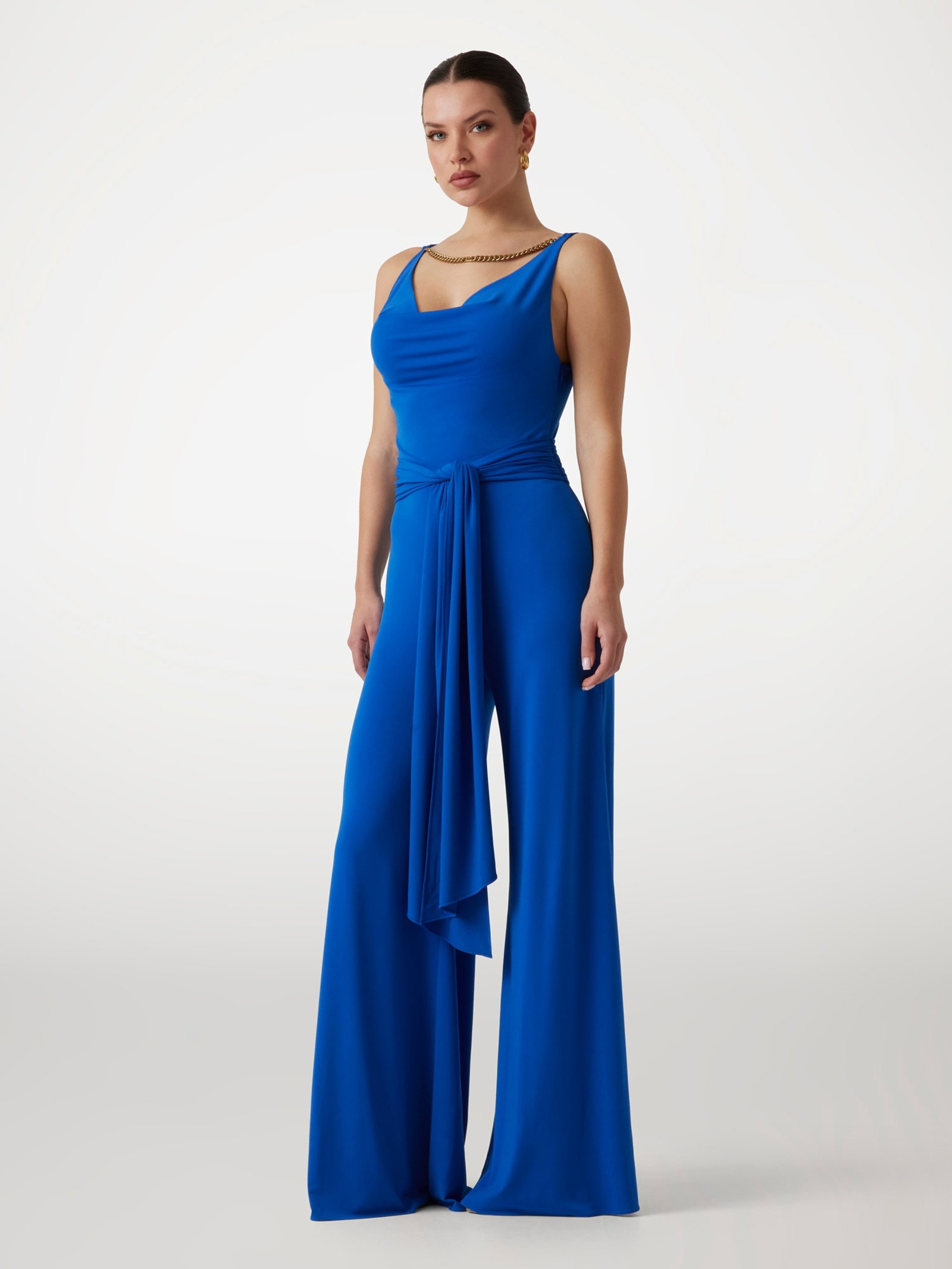 Guess Marciano Jumpsuit Met Riem in blauw