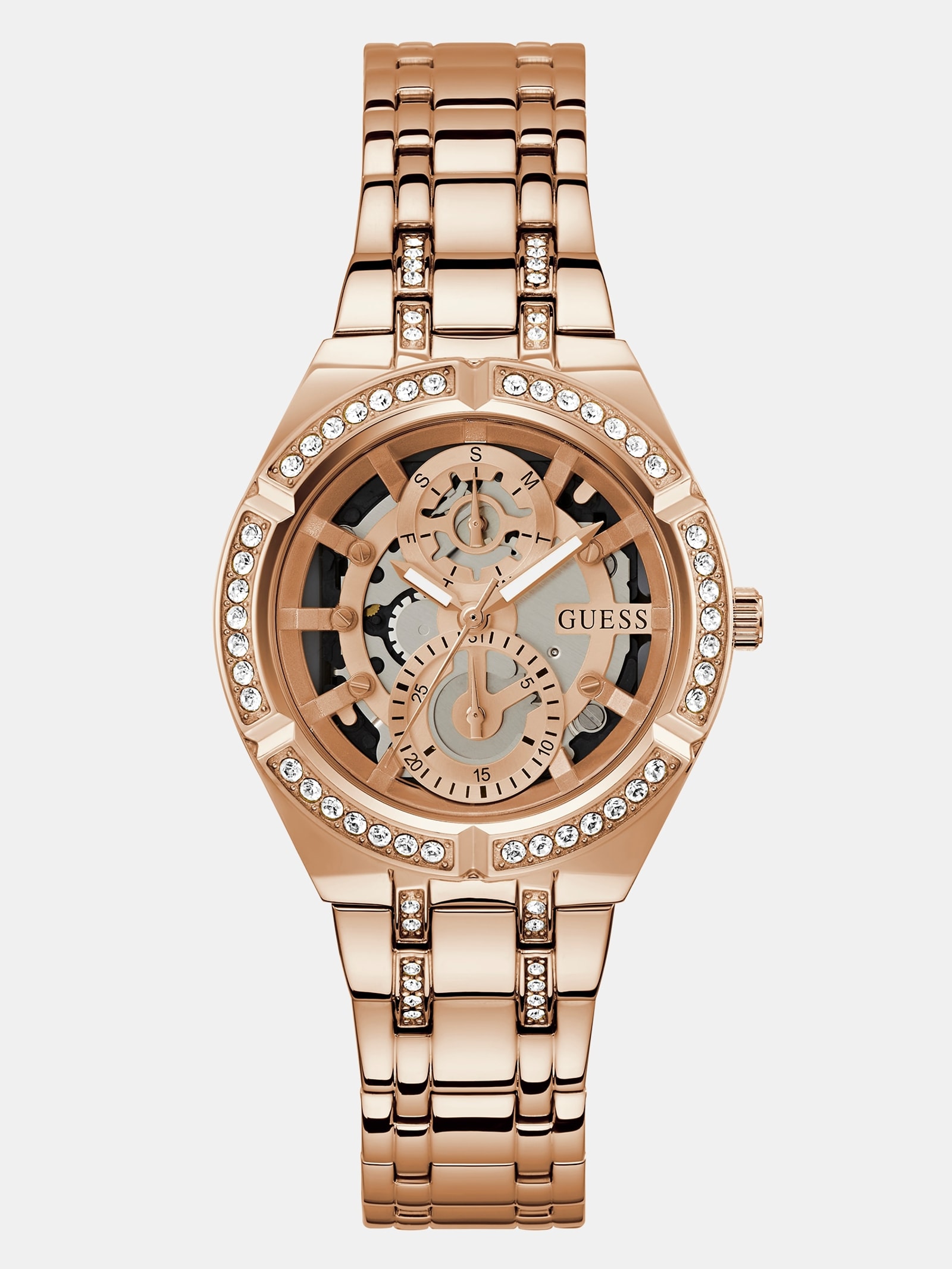Guess Multifunctioneel Horloge Met Kristallen voor dames