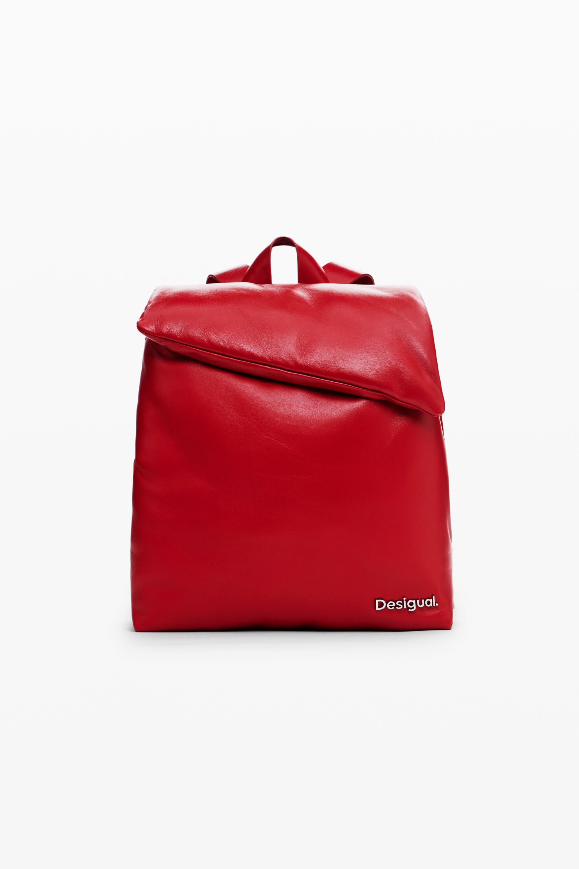 Desigual Middelgrote rugzak van 100% gewatteerd leer