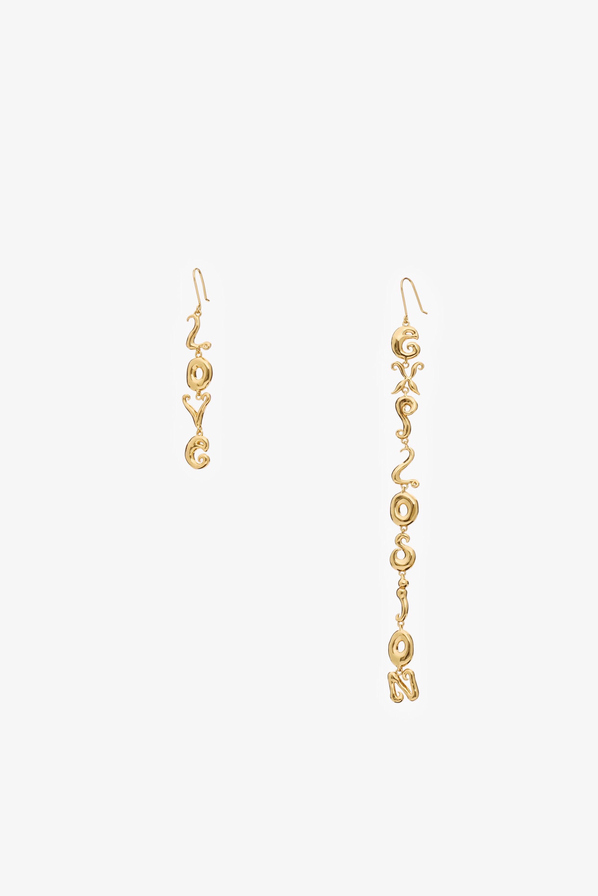 Desigual oorbellen love explosion in goud