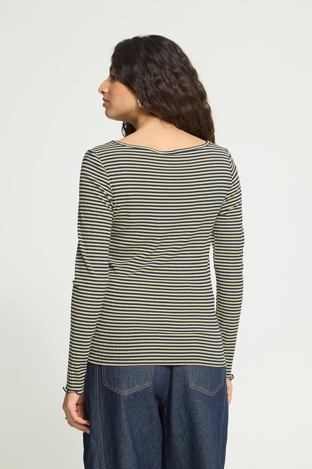 Ichi Top Cella Beige dames
