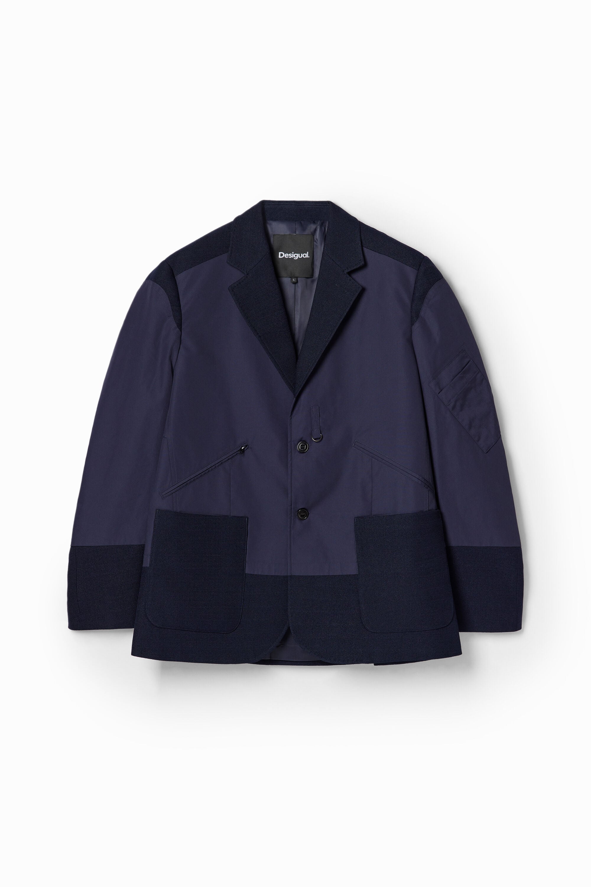 Desigual Hybride blazer met zakken