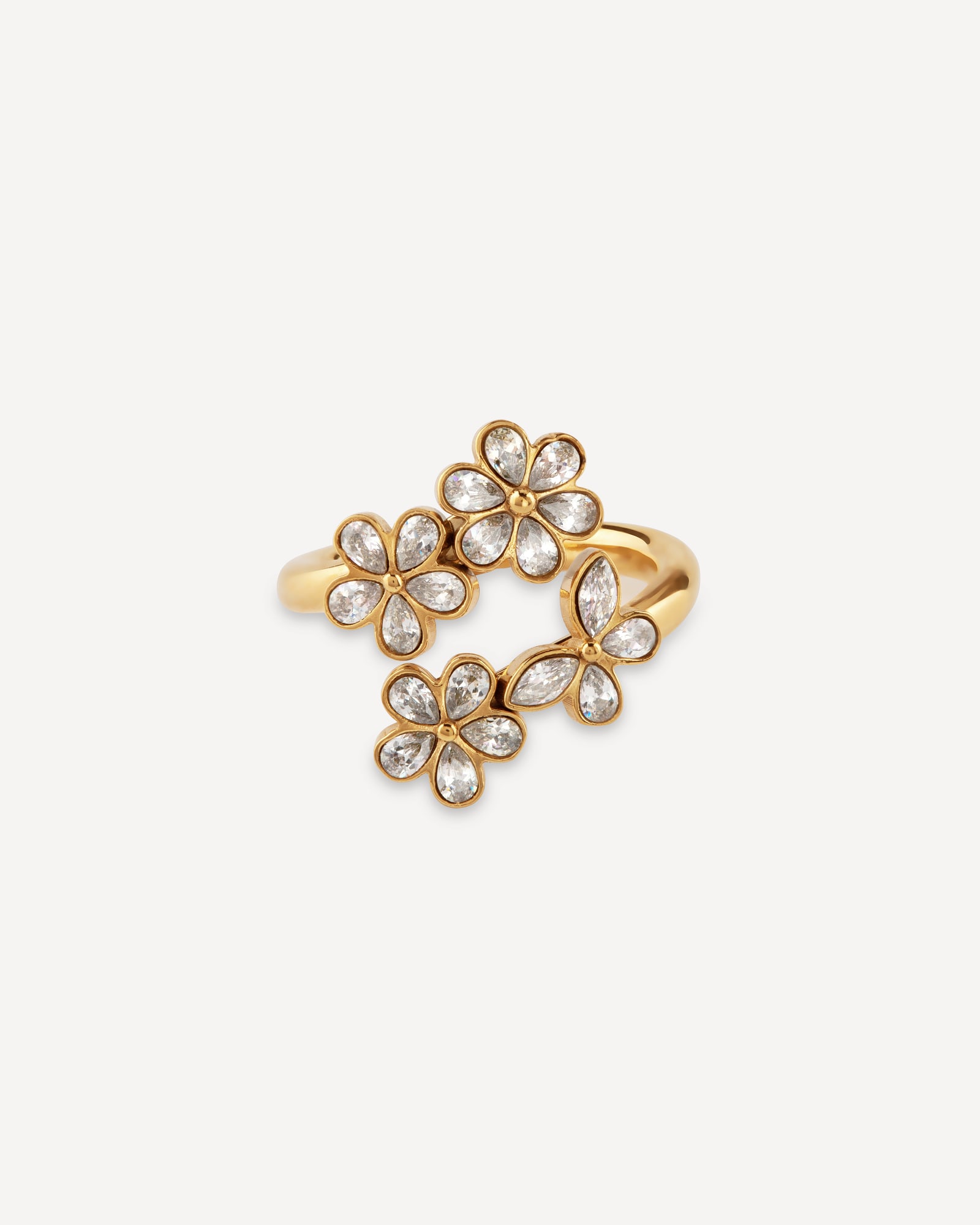 Guess Ring Lily in goud