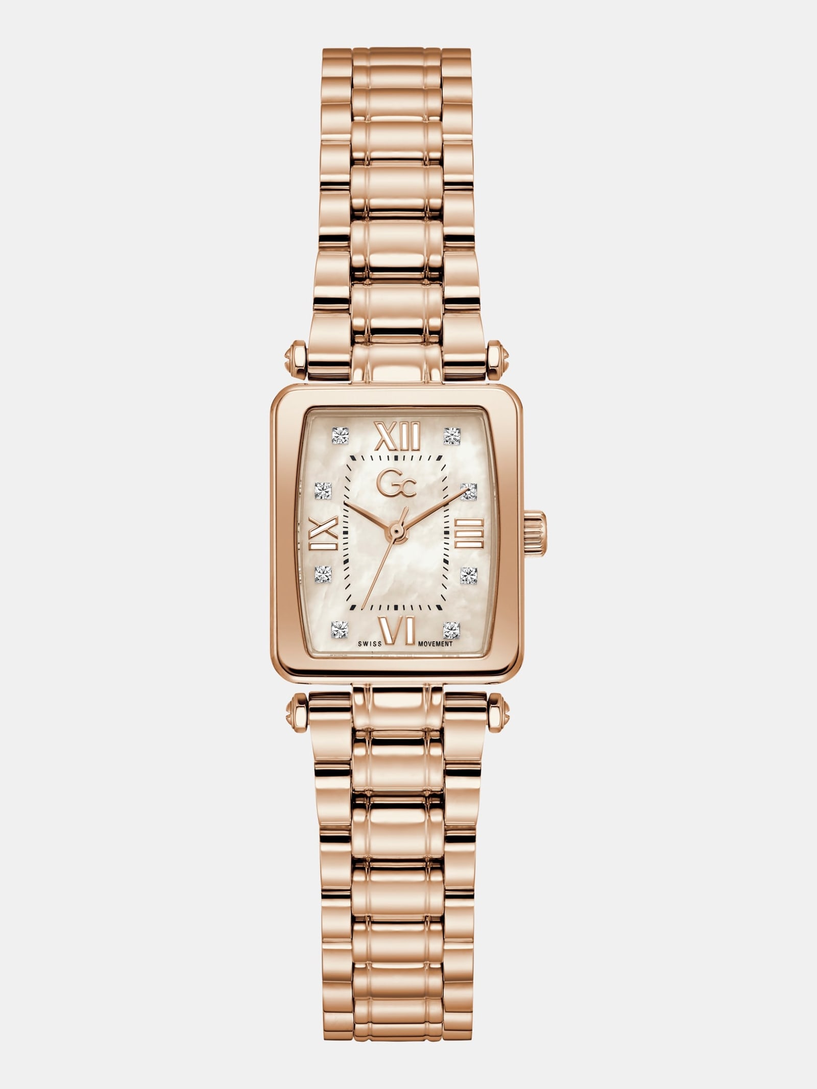 Guess Gc Rvs Analoge Horloge 21 Mm in goud