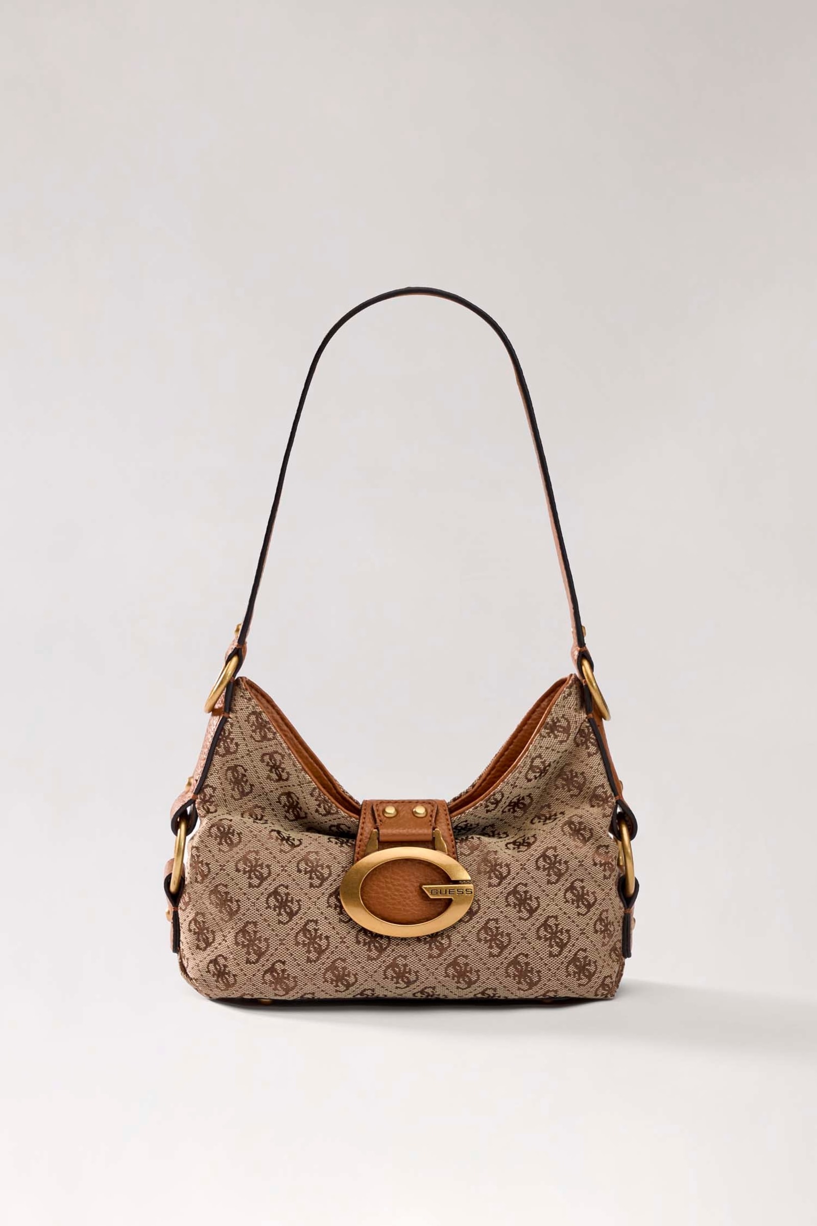 Guess Camden Mini Schoudertas in beige