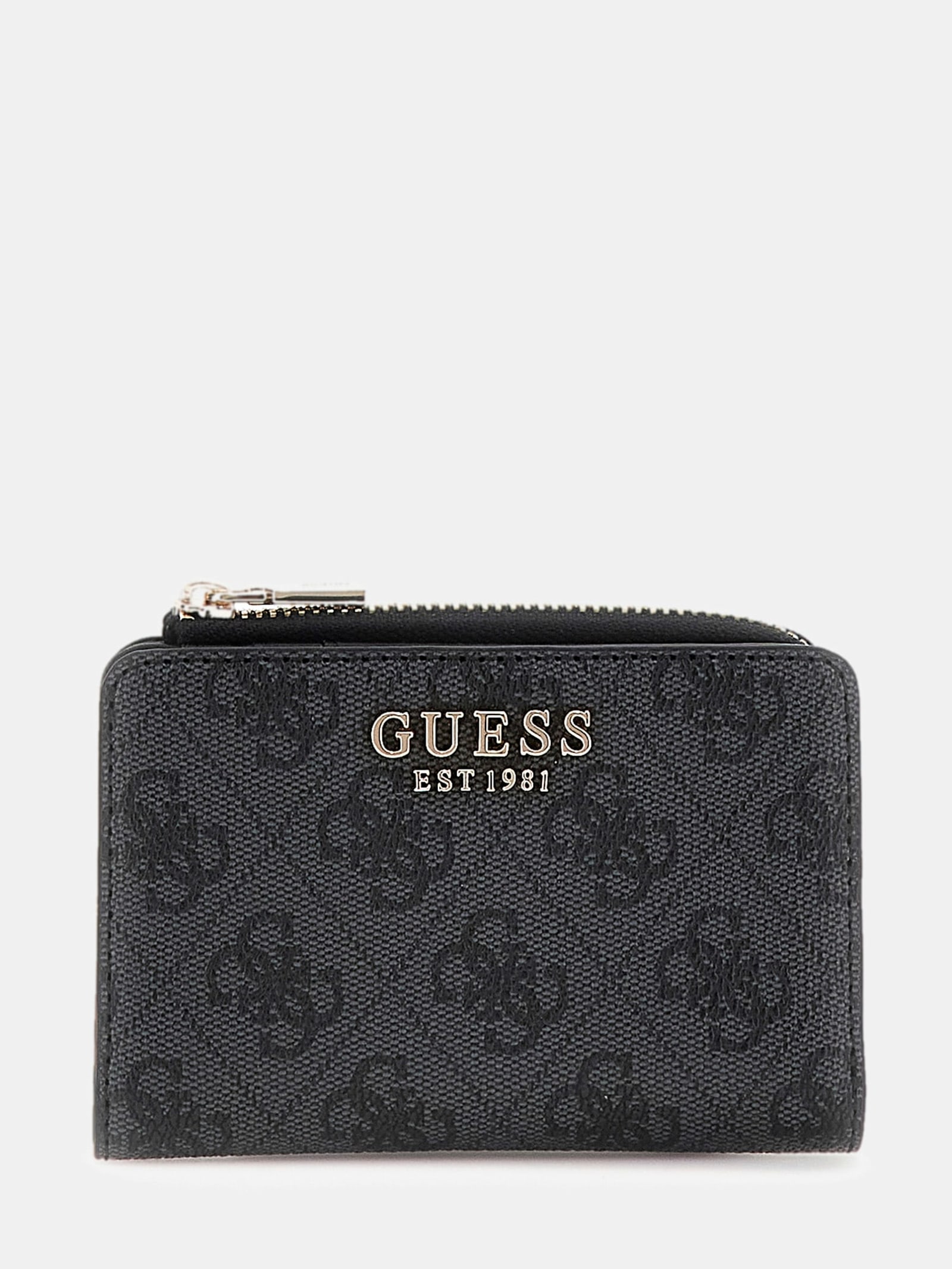 Guess Portemonnee Laurel Met 4G-Logo in zwart