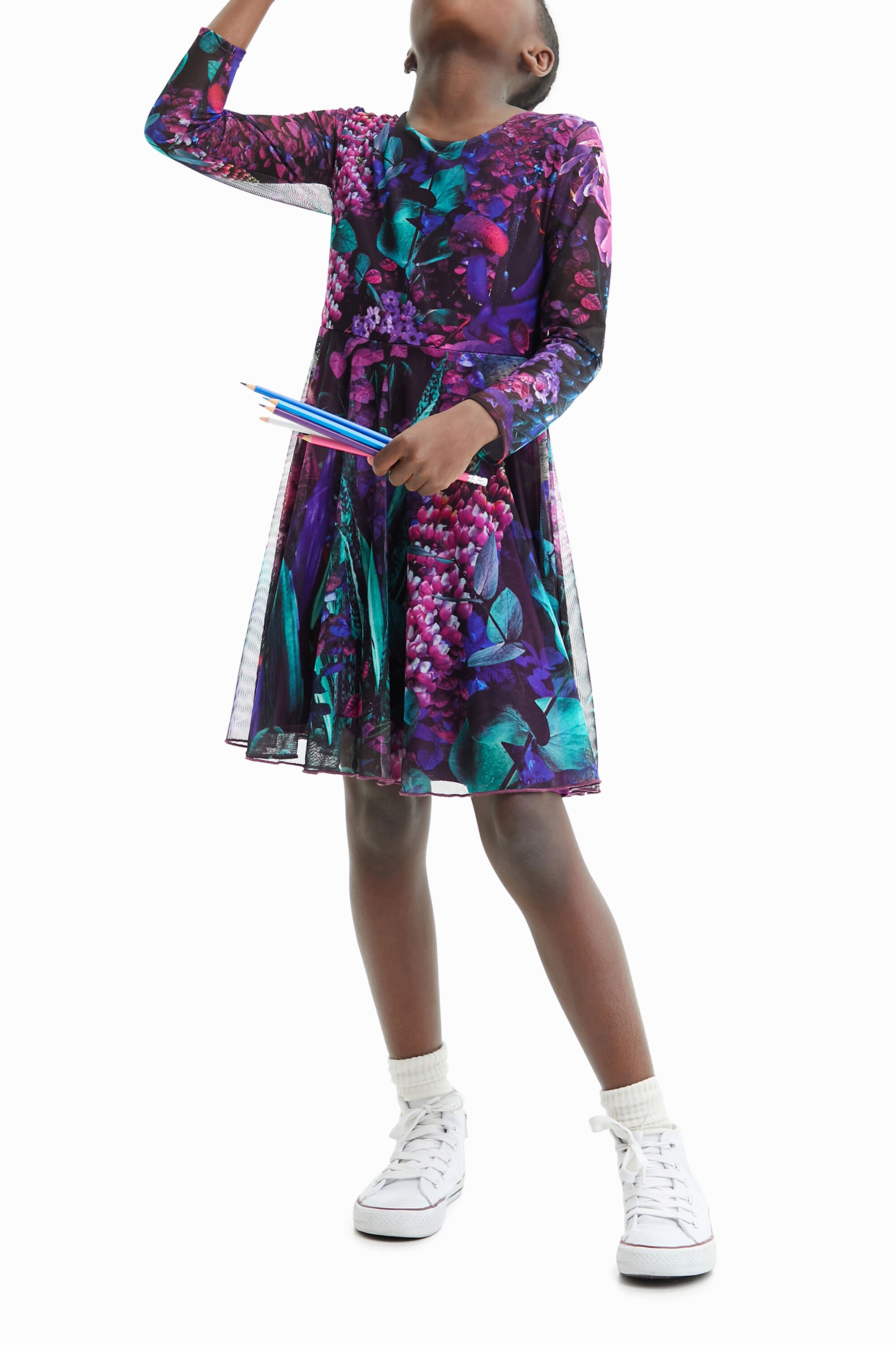 Desigual Fantasiejurk met tule