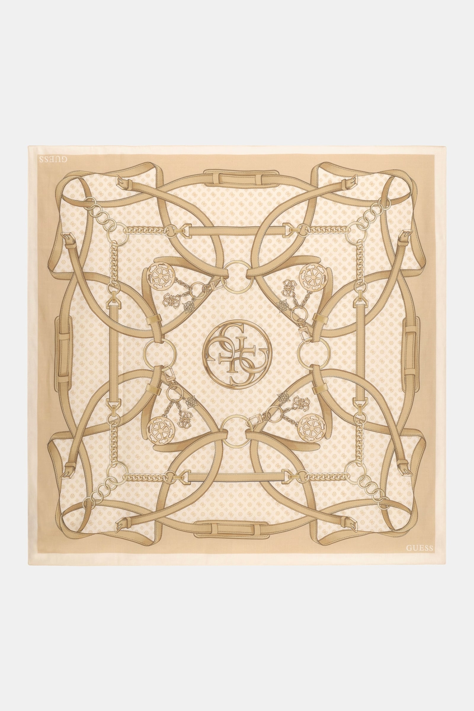 Guess Keffiyeh Met 4G-Print in beige