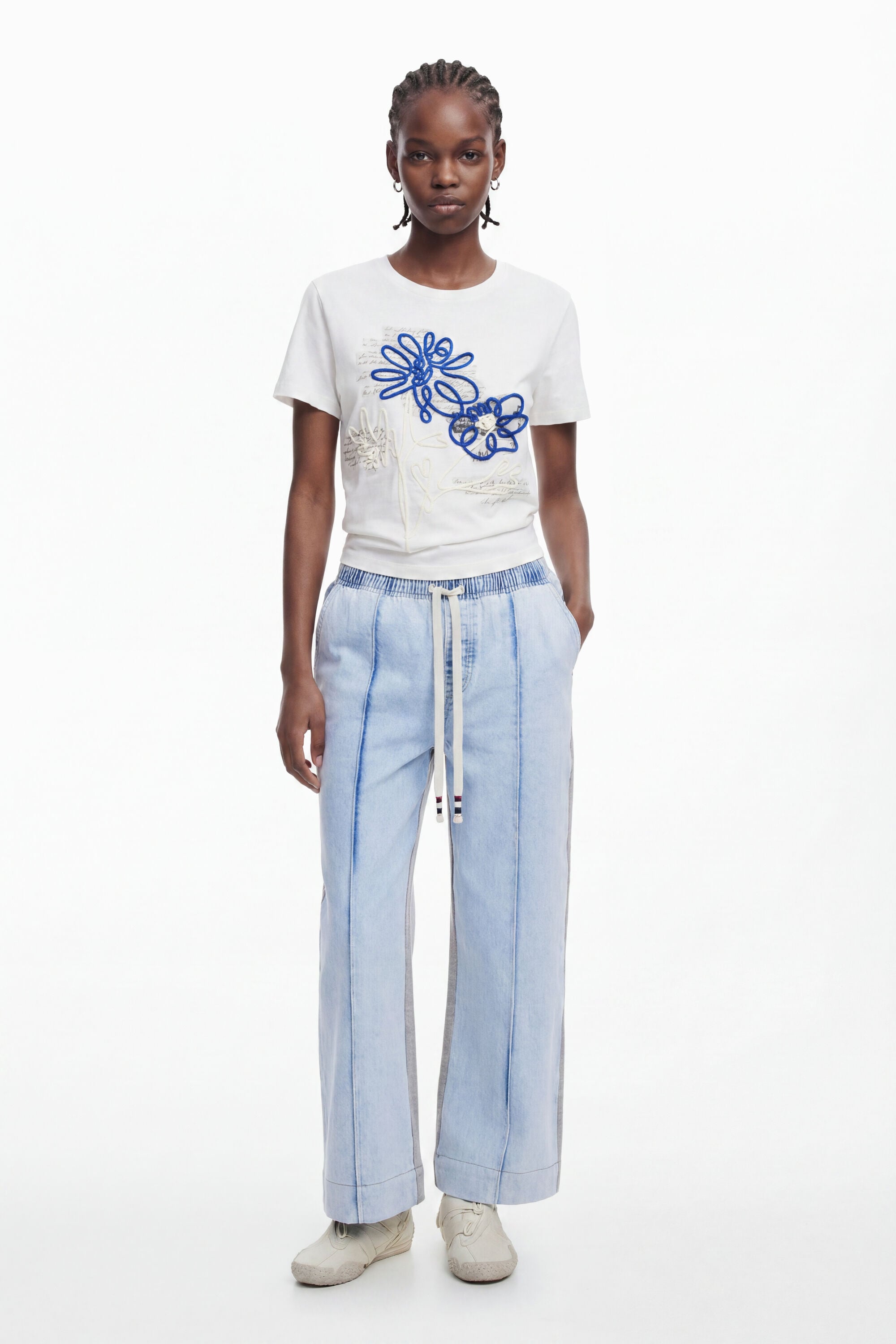 Desigual Cropped Jogger Jeans