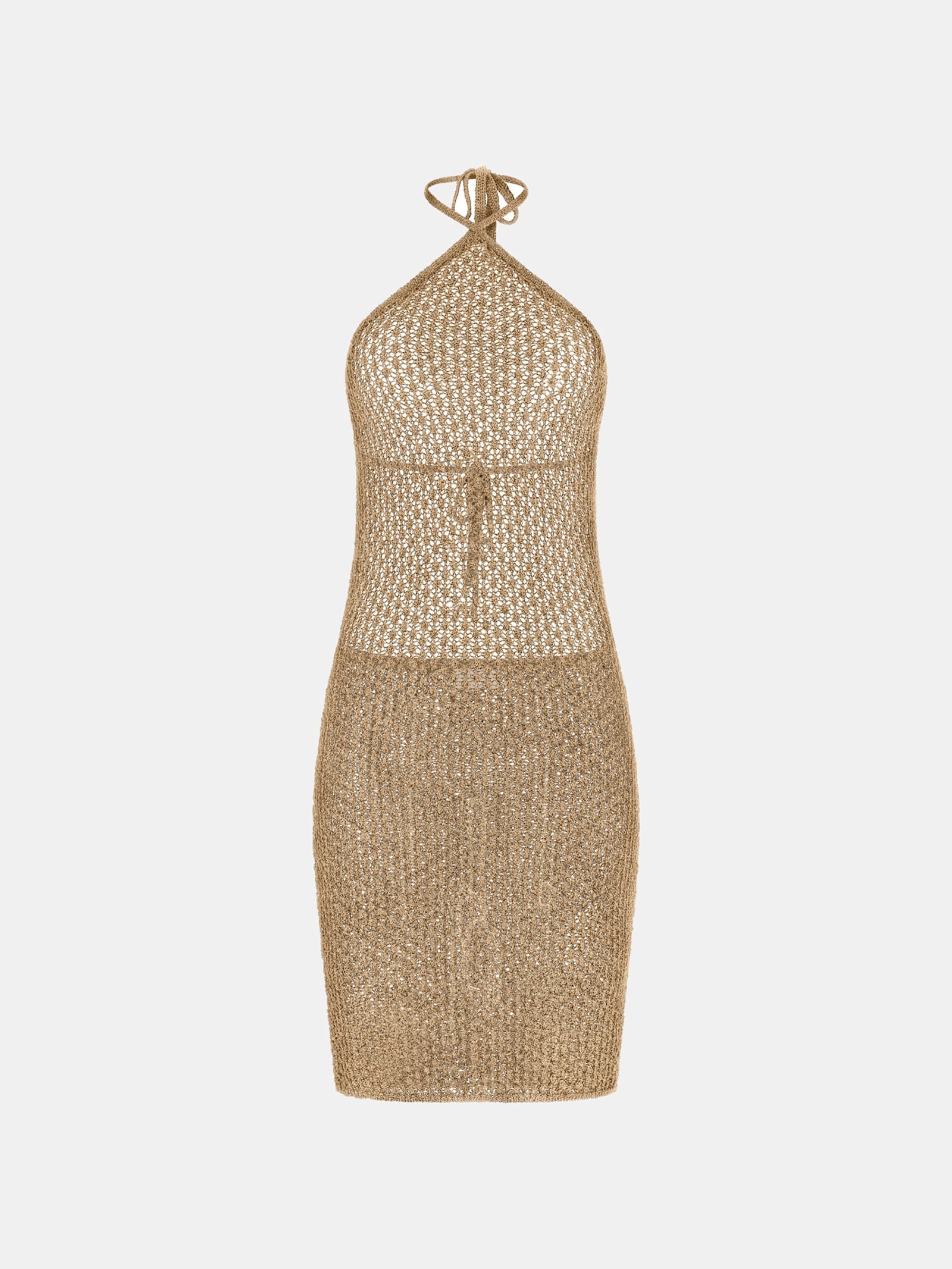 Guess Gehaakte Lurex Mini Jurk