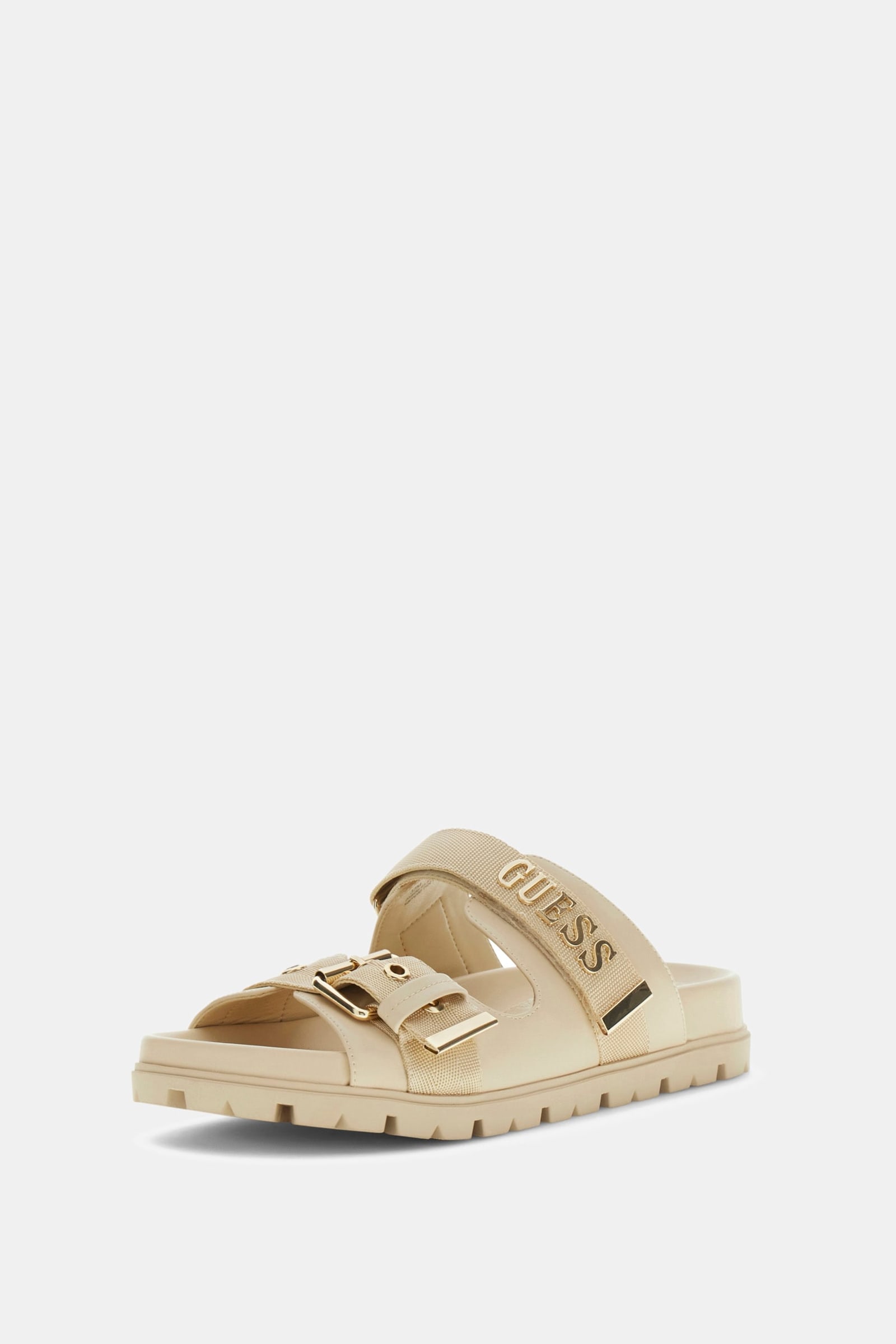 Guess Faxona Logo Sandalen in beige