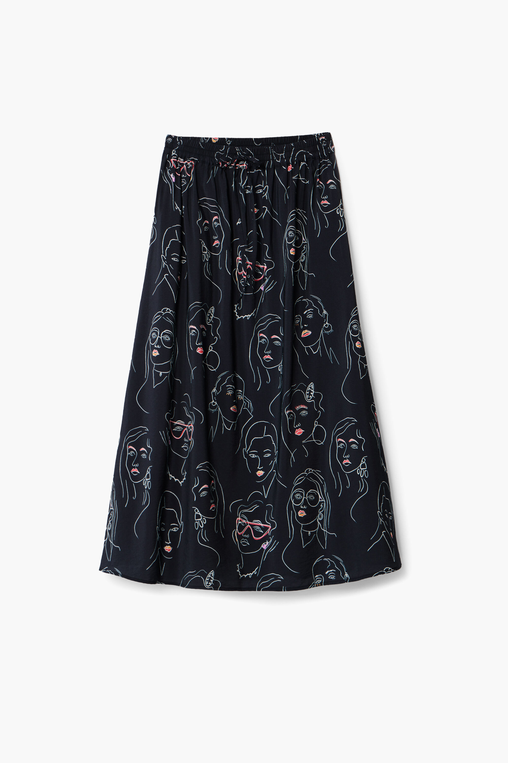 Desigual Lange rok gezichten