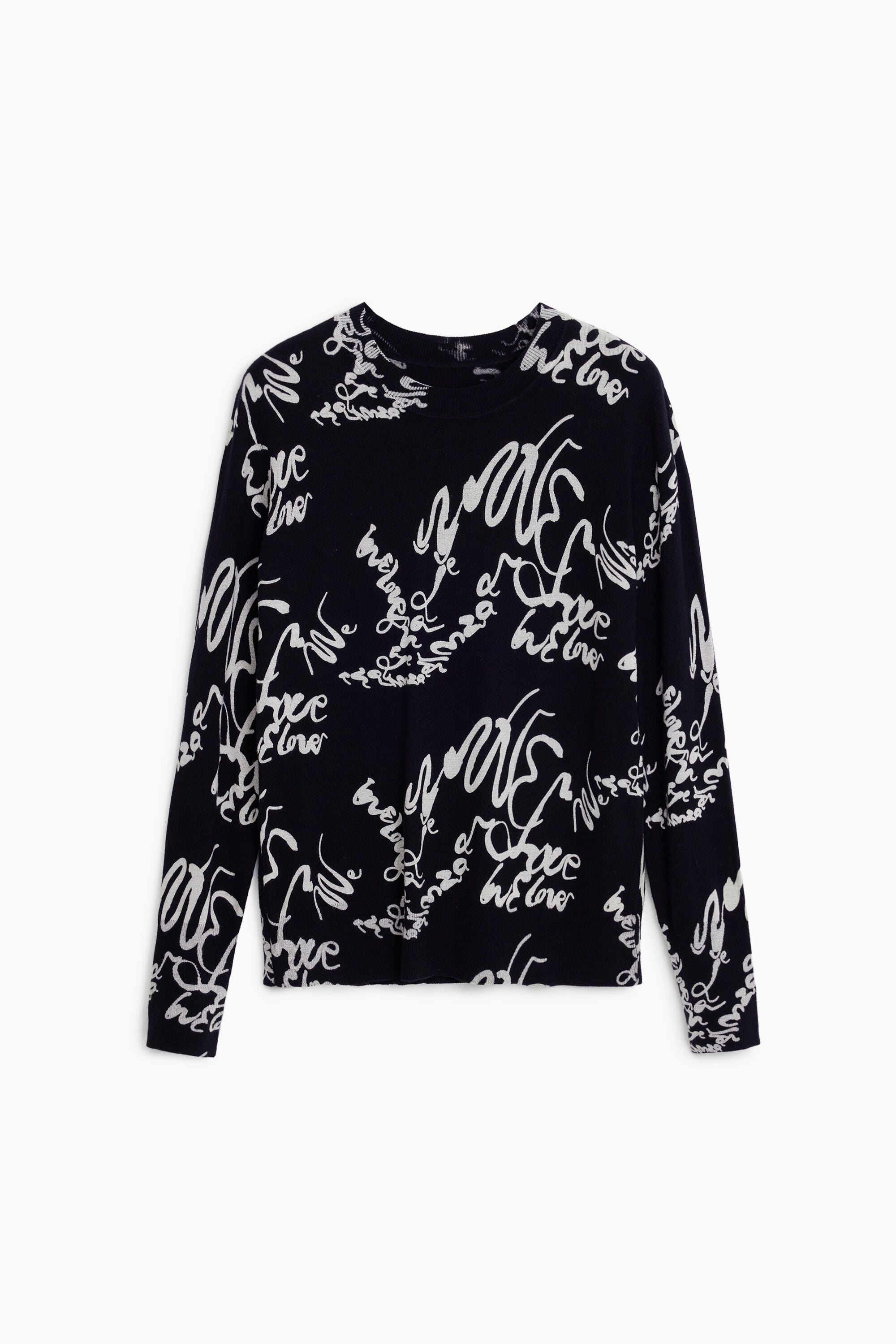 Desigual Fijne trui met Lettering