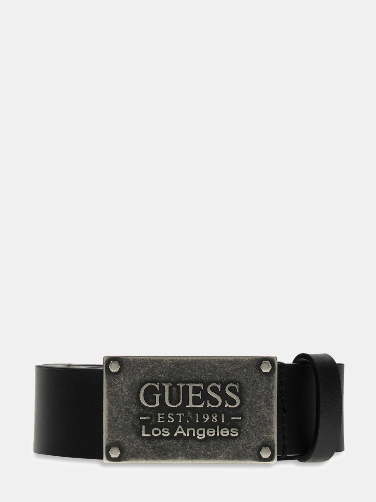 Guess Echte Leren Guess Est.1981 Riem