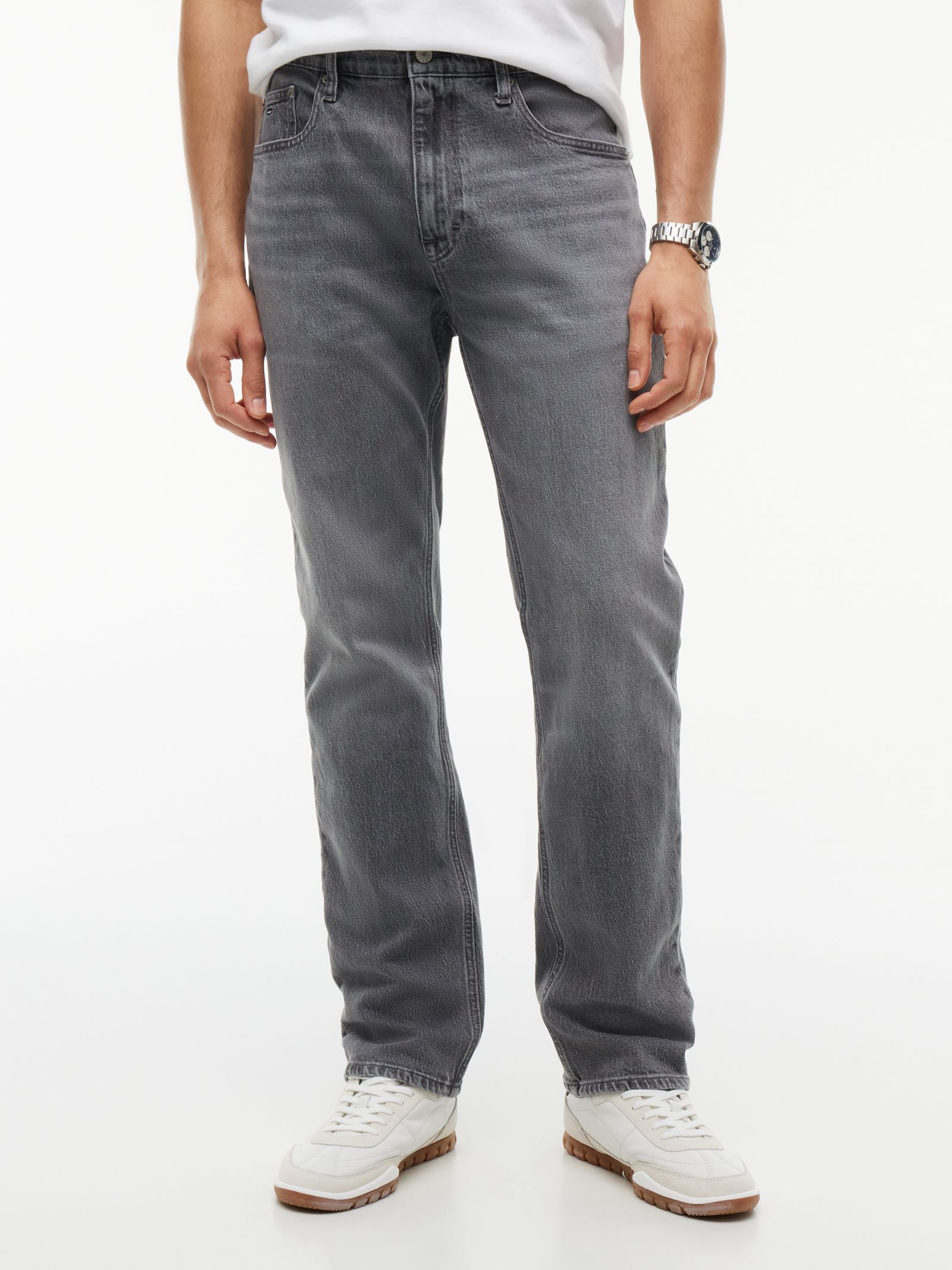 Tommy Jeans Ryan slim straight jeans met whiskers
