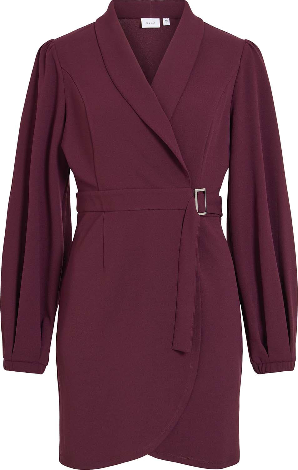 Vila Jurk Clua Bordeaux Rood dames