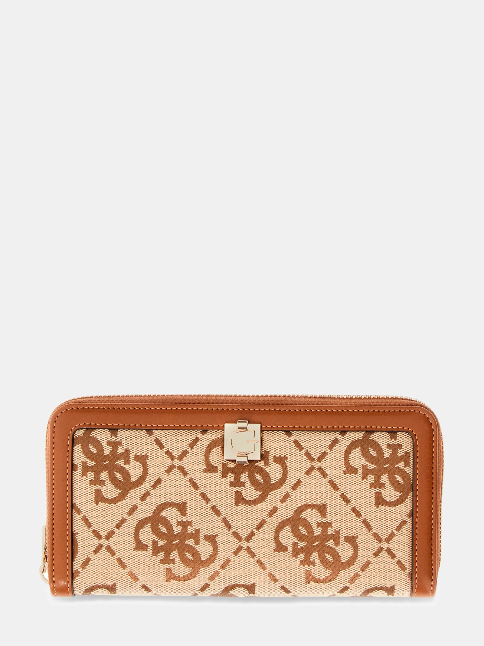 Guess Audrey Logo Portemonnee in bruin