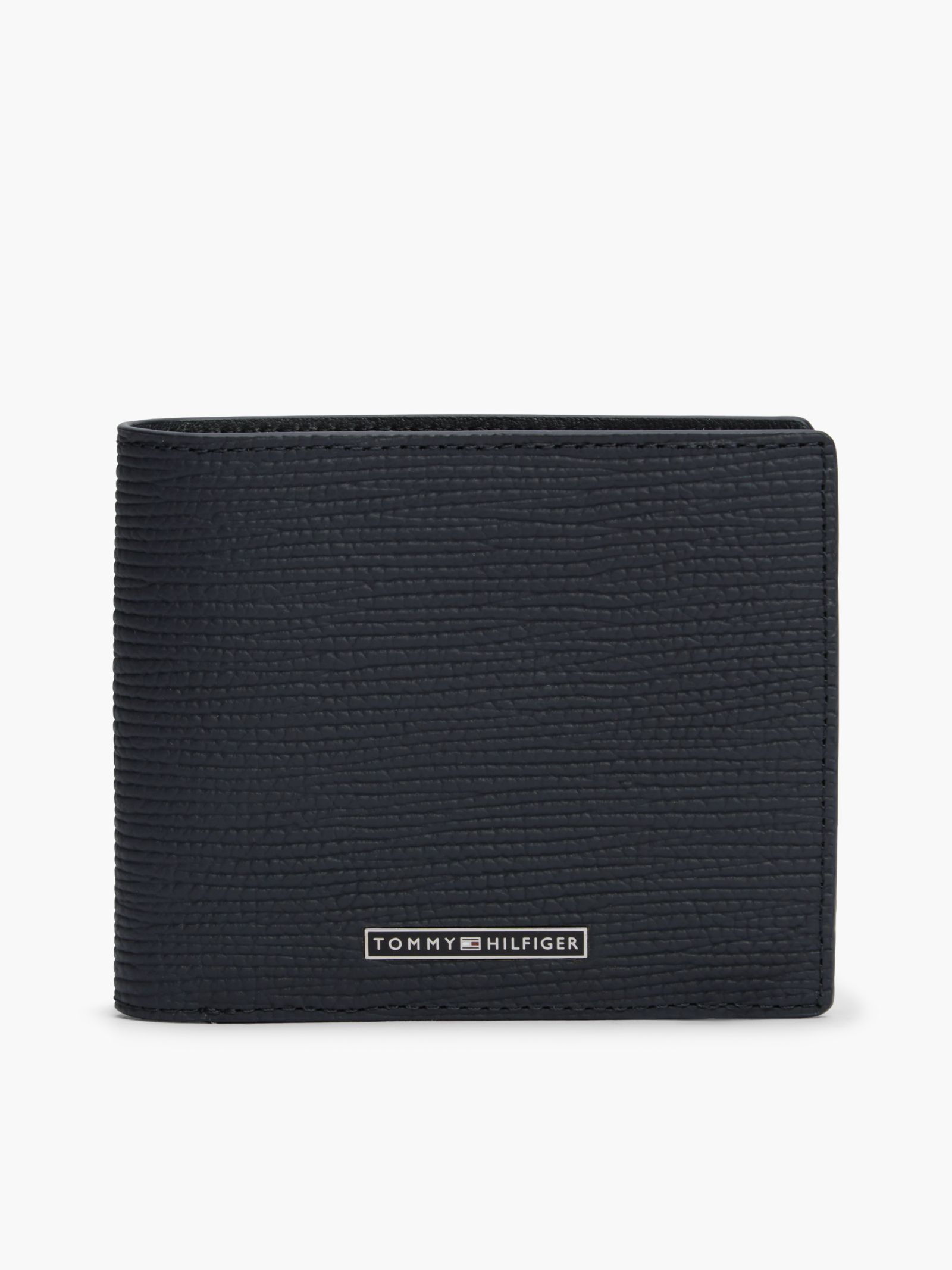 Tommy Hilfiger TH Business leren bifold creditcard en muntportemonnee