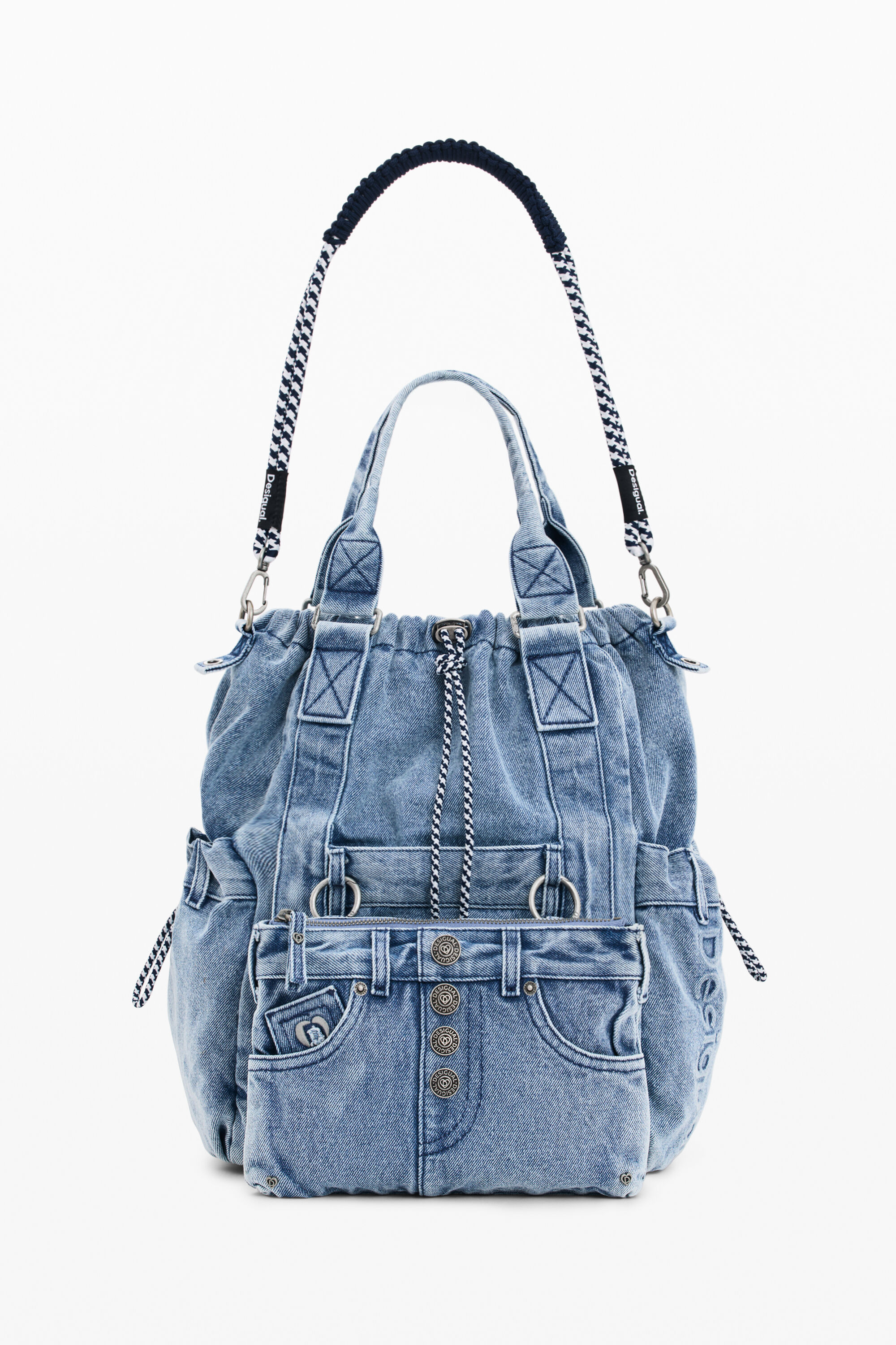 Desigual Multifunctionele denim rugzak