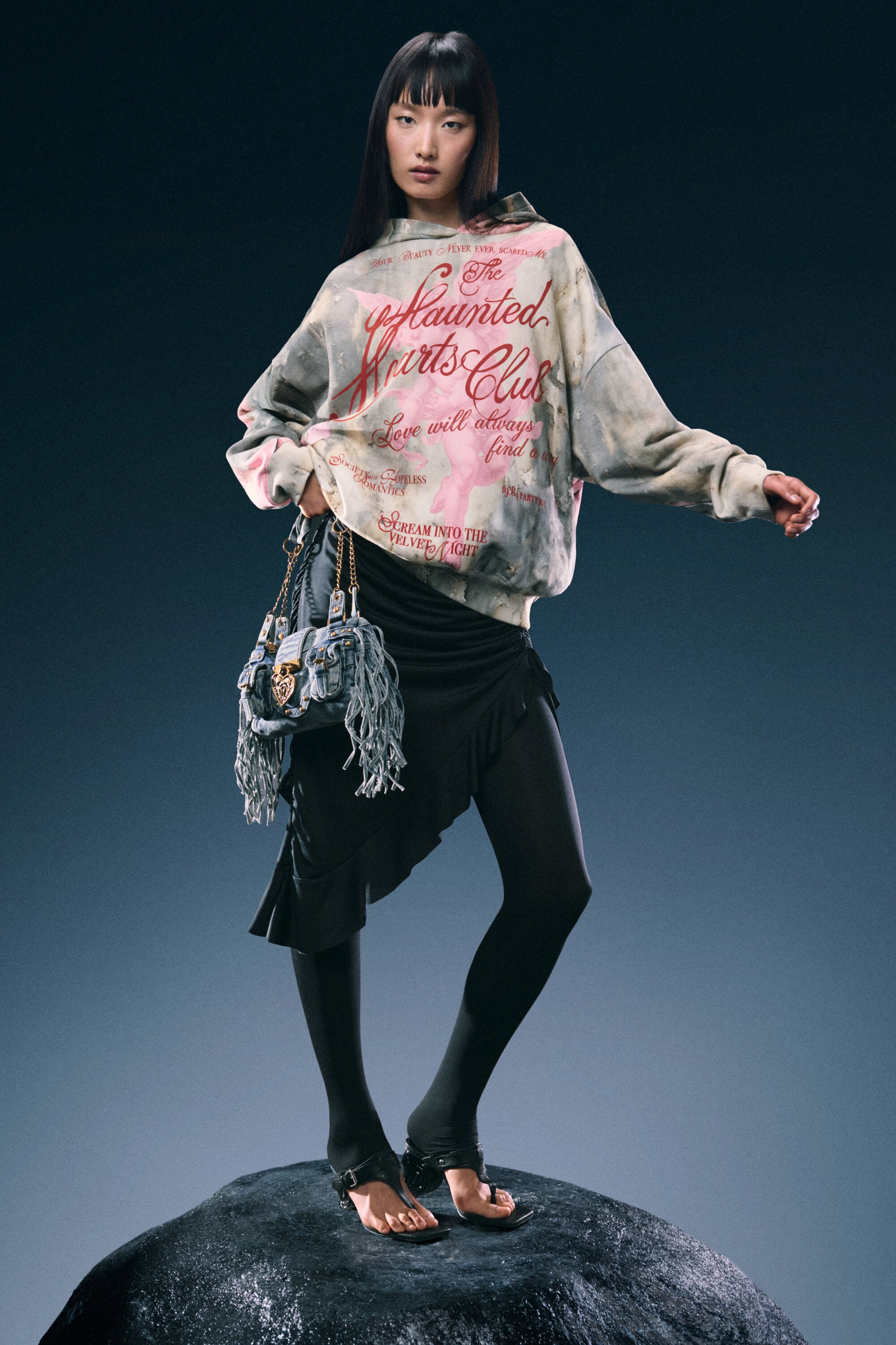 Desigual oversized sweatshirt met print