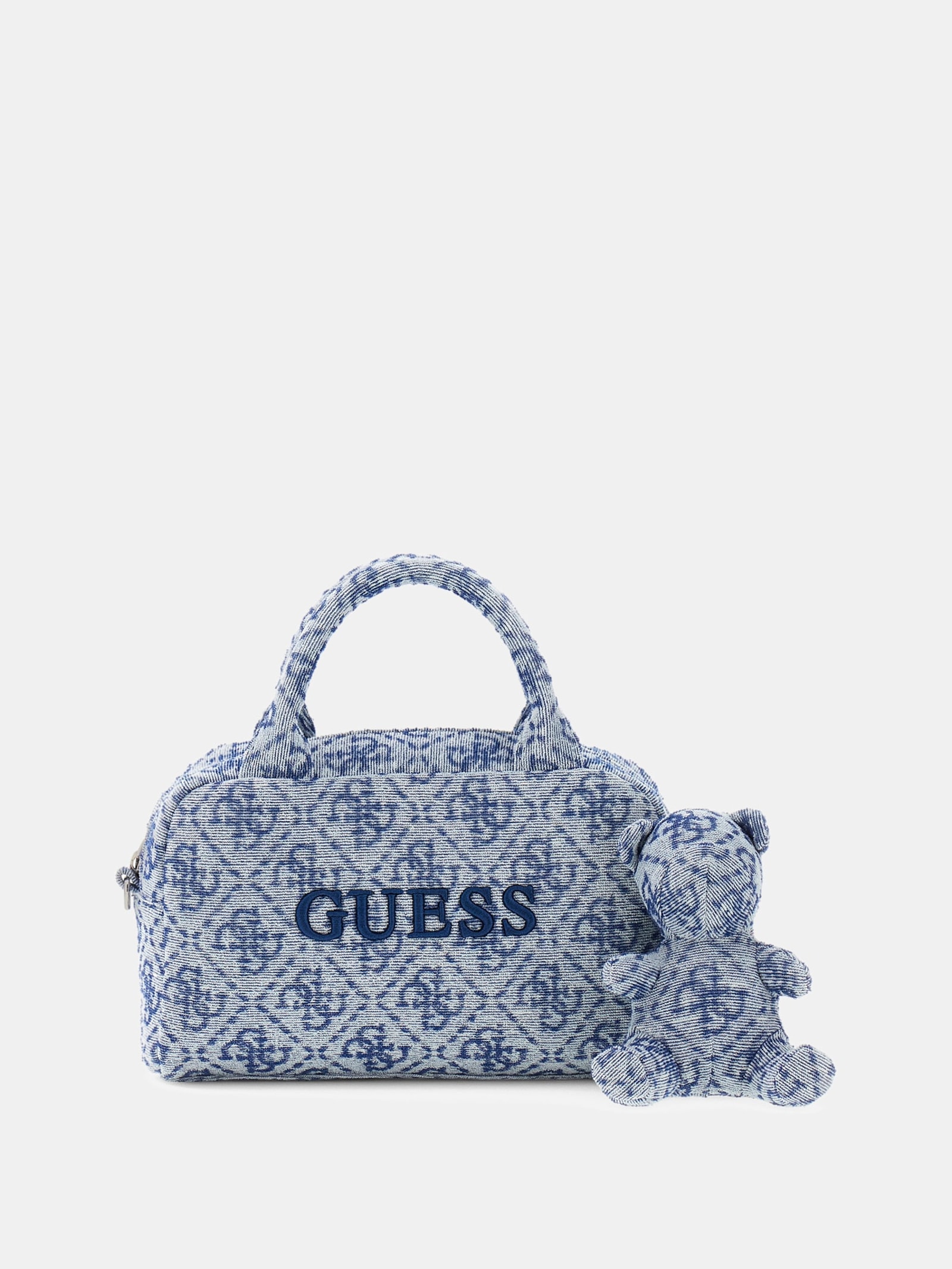Guess Handtas Met 4G-Logo in blauw