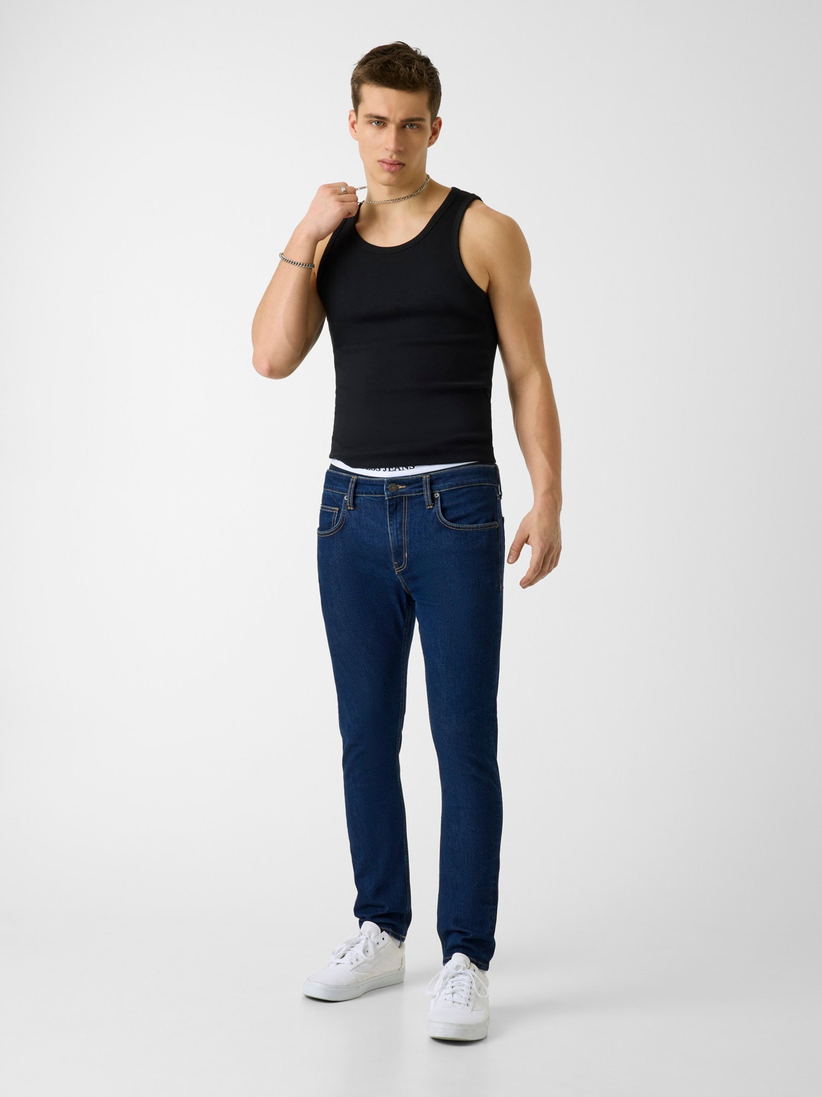 Guess G12 Skinny Jeans in zwart