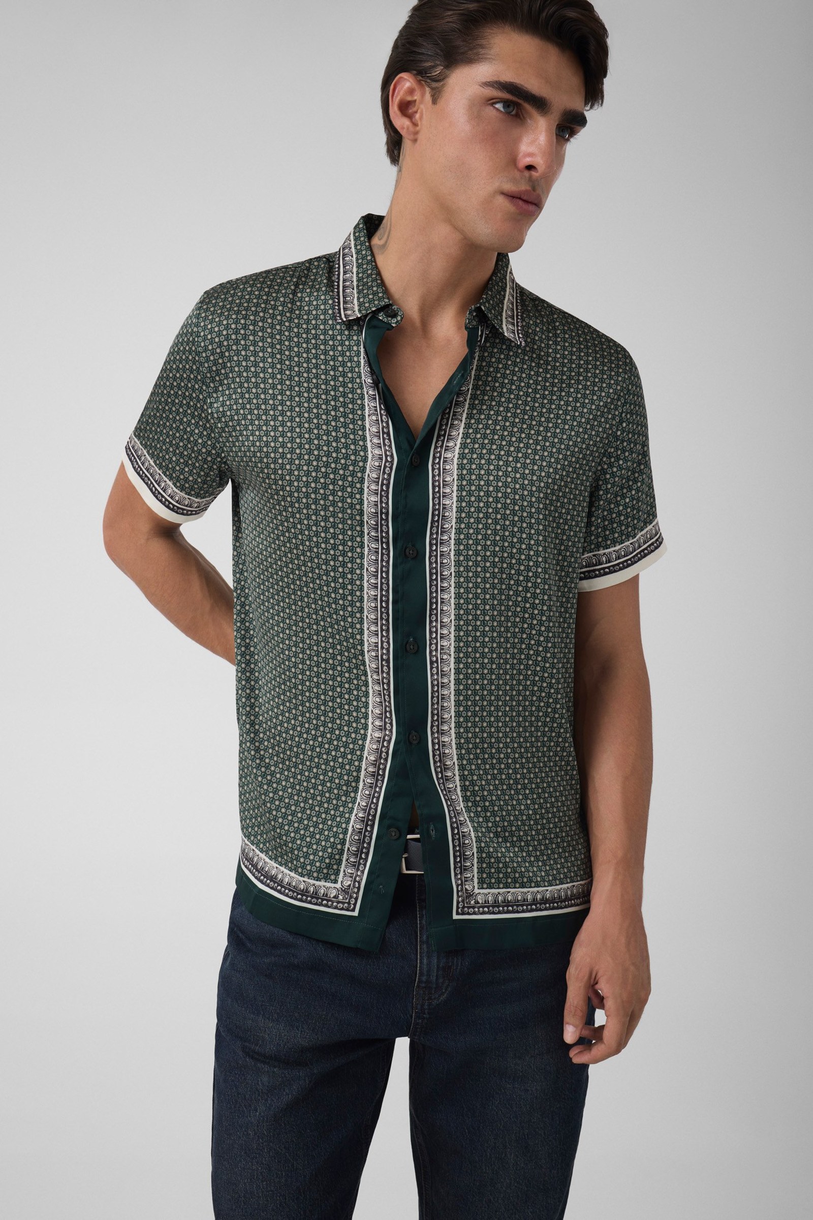 Guess Overhemd Met Geometrisch Dessin