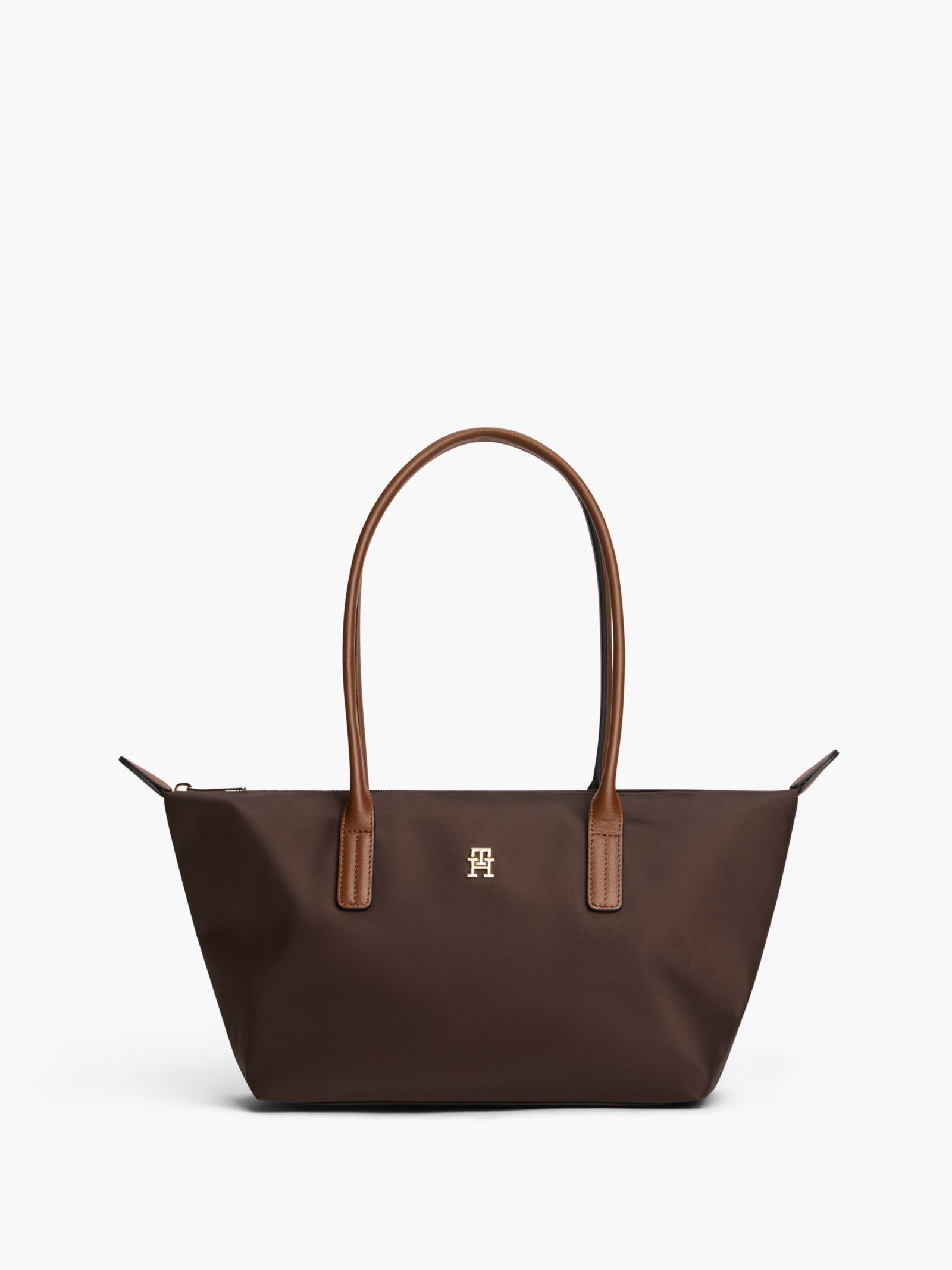 Tommy Hilfiger Popette langwerpige shopper in bruin