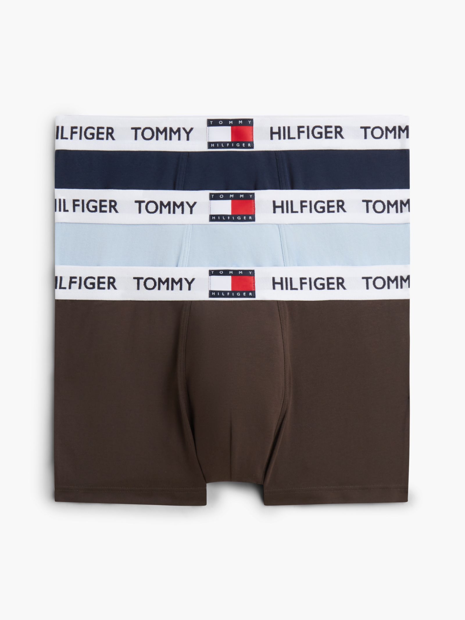 Tommy Hilfiger Set van 3 boxershorts met Heritage logotaille in multicolor