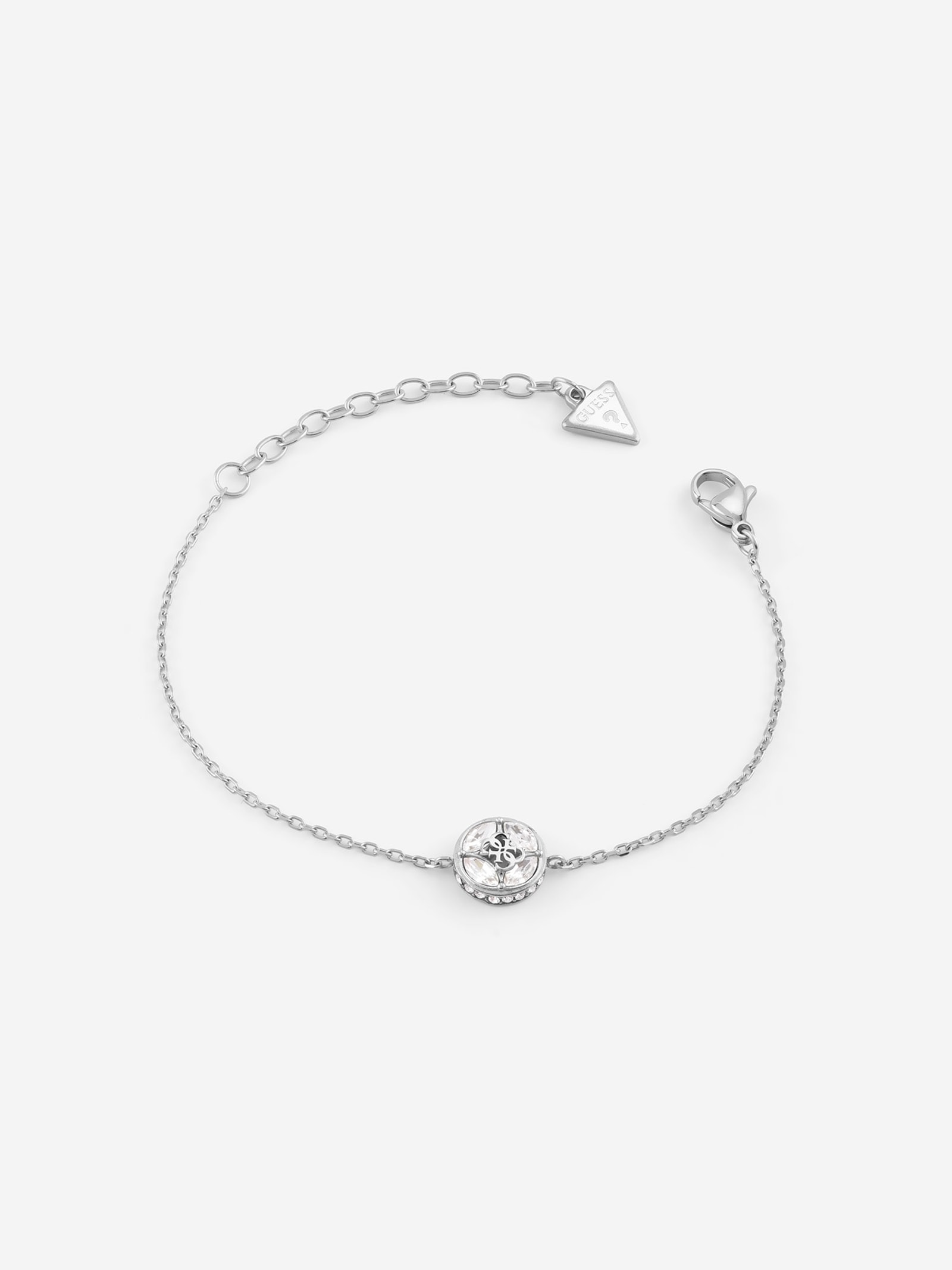 Guess 4G Supreme-Armband in zilver