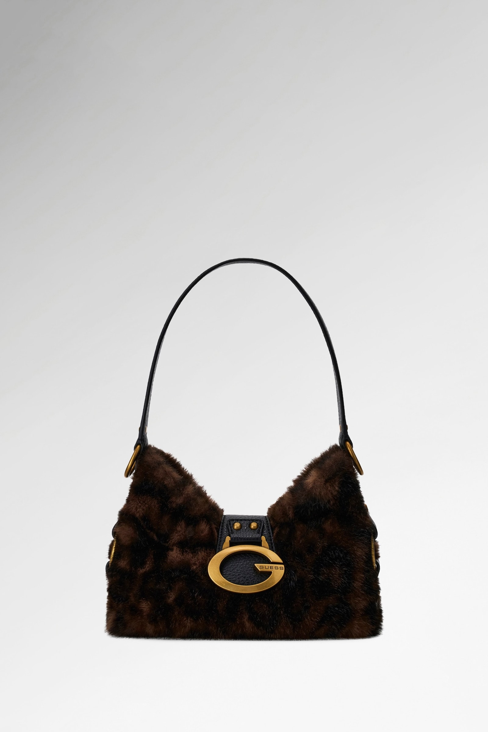 Guess Camden Mini Schoudertas in bruin