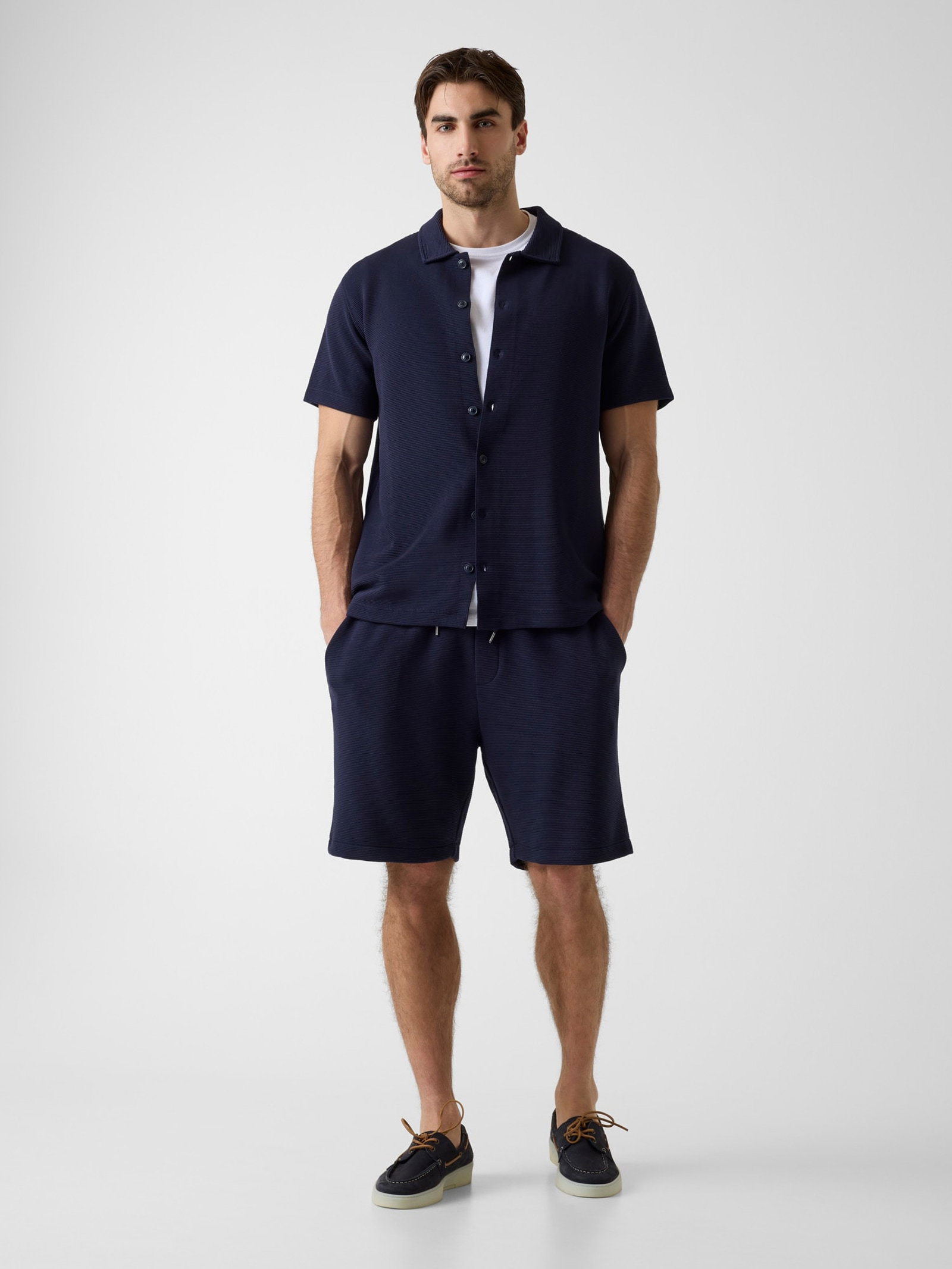 Guess Viscose-Mix Overhemd for men in zwart