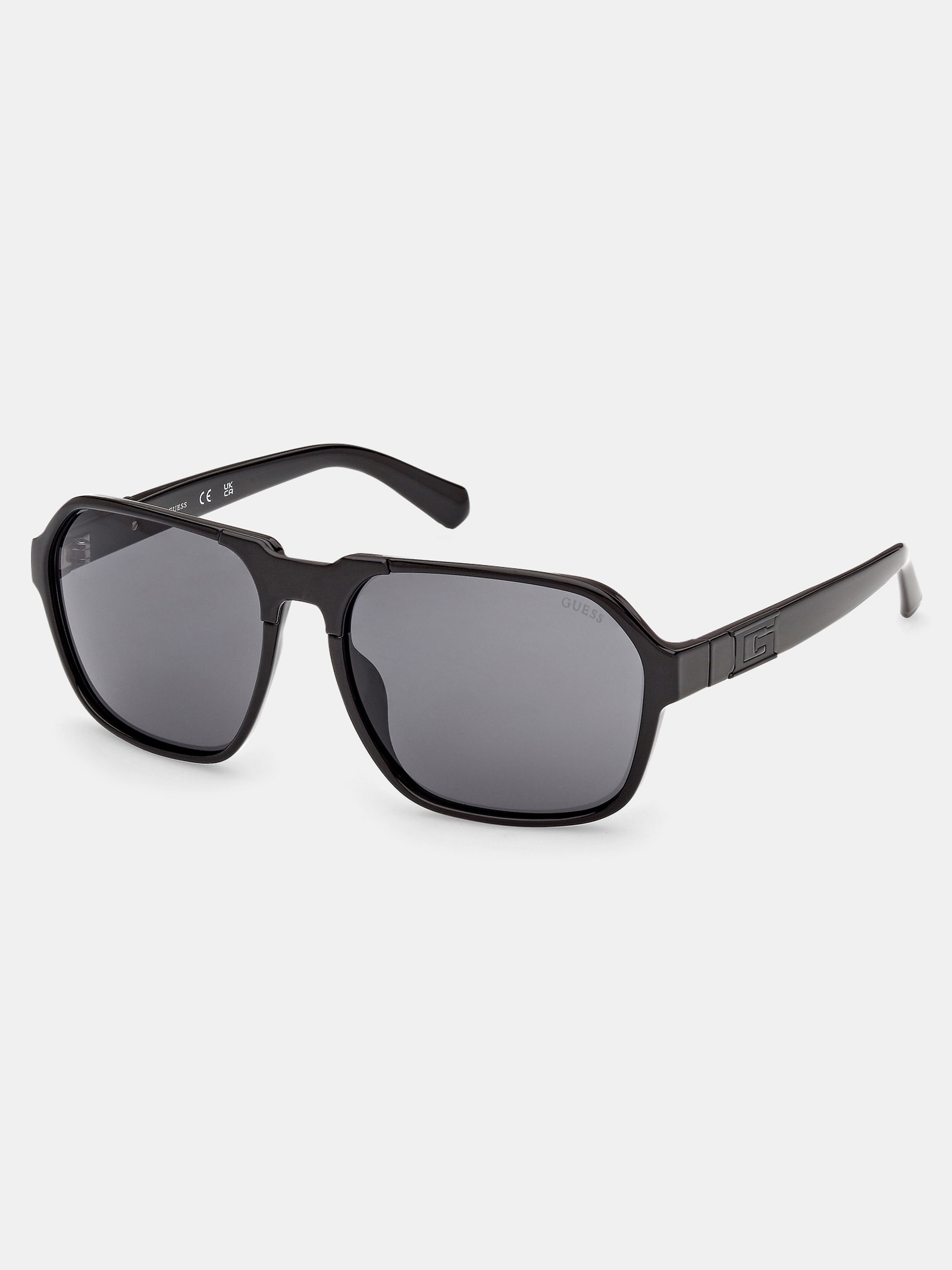 Guess Vierkante Zonnebril for men in zwart