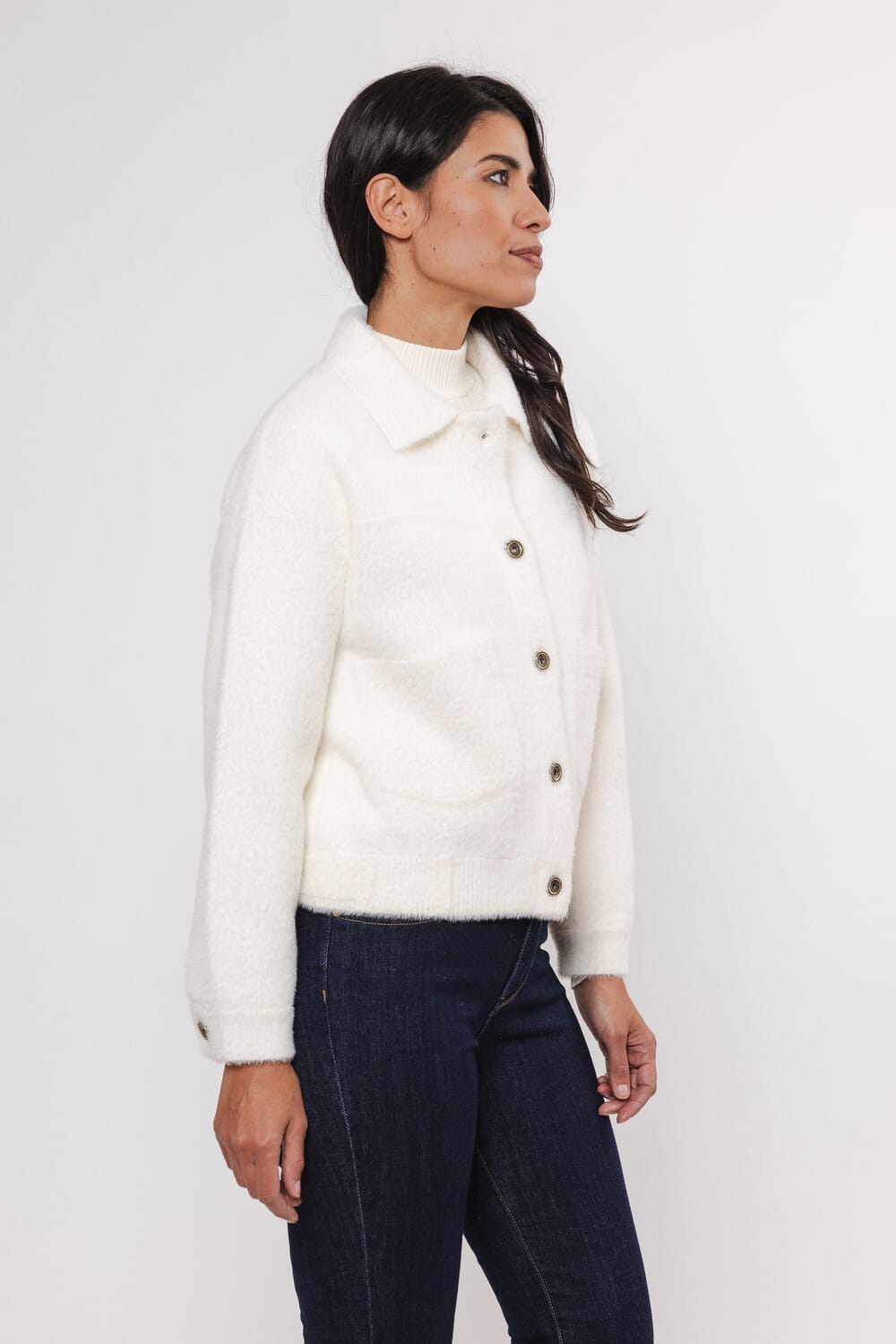 Rino & Pelle Rino & Pelle Teddy Jas Bubbly Off White dames