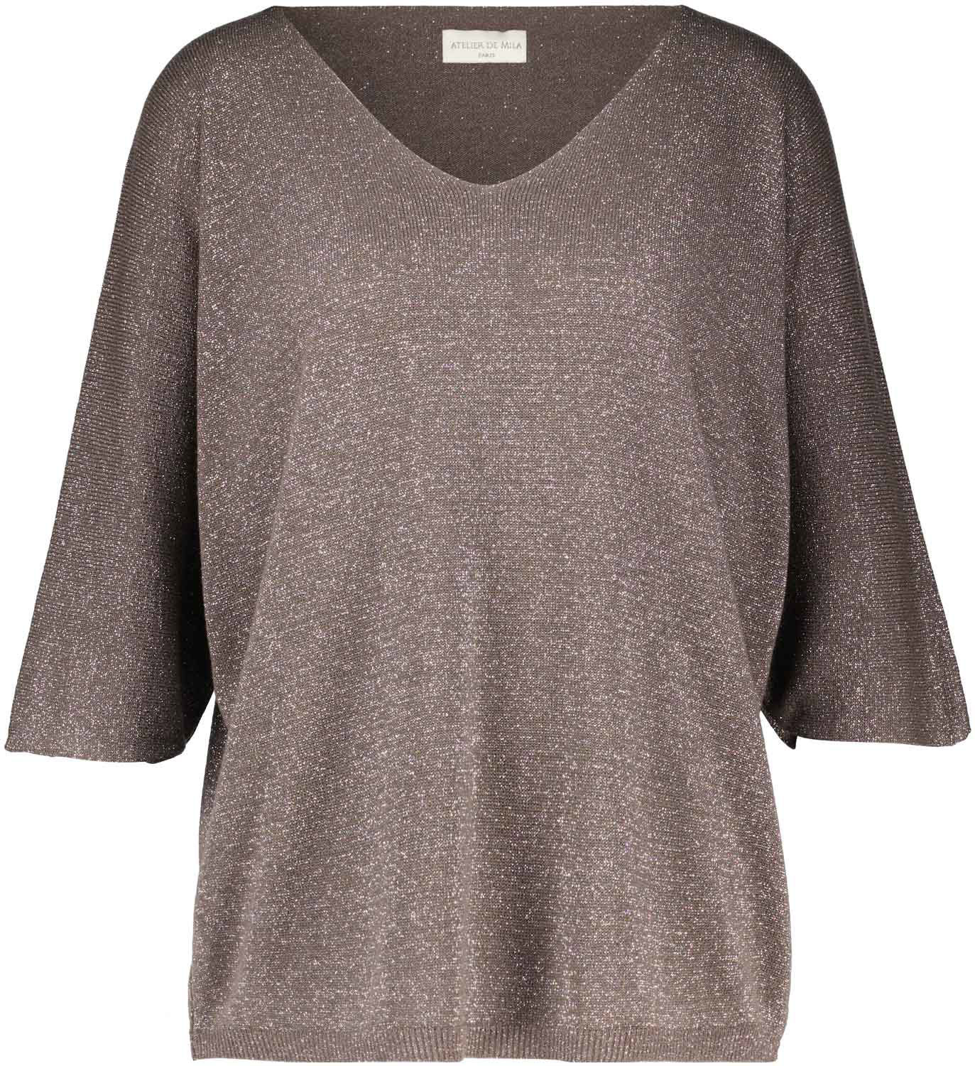 Bomont Glittertop Ros Taupe dames